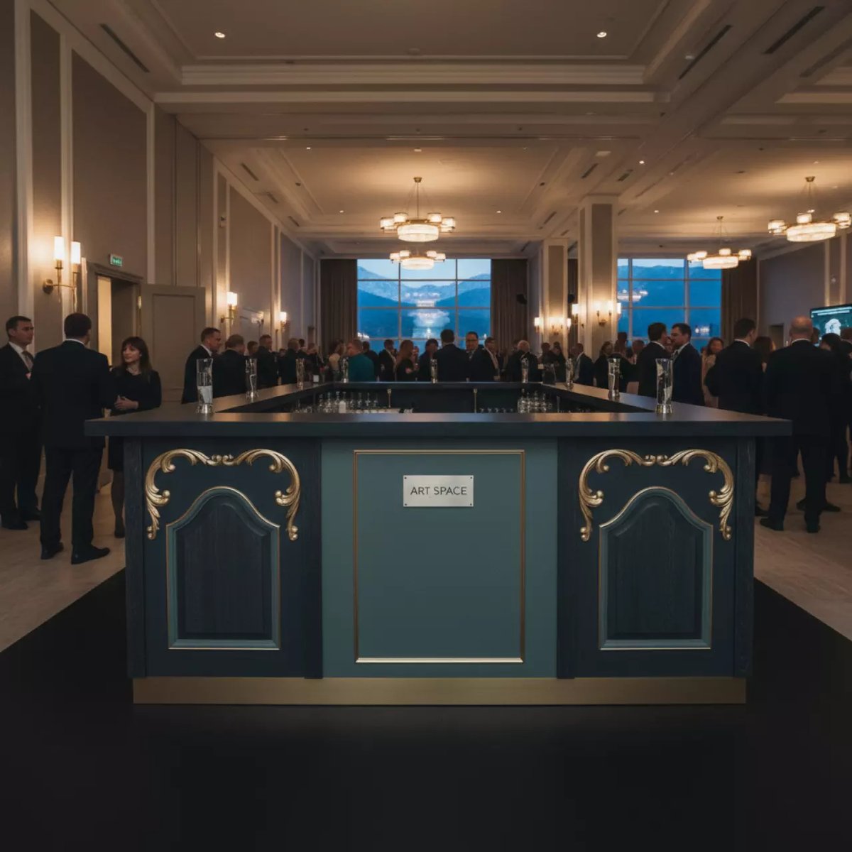 Аренда Стойка барная Барокко в Sochi Marriott Krasnaya Polyana — ART SPACE