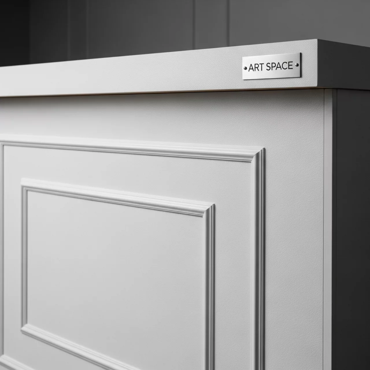 Аренда Стойка барная белая с фактурой Роял City Park Hotel Sochi — ART SPACE