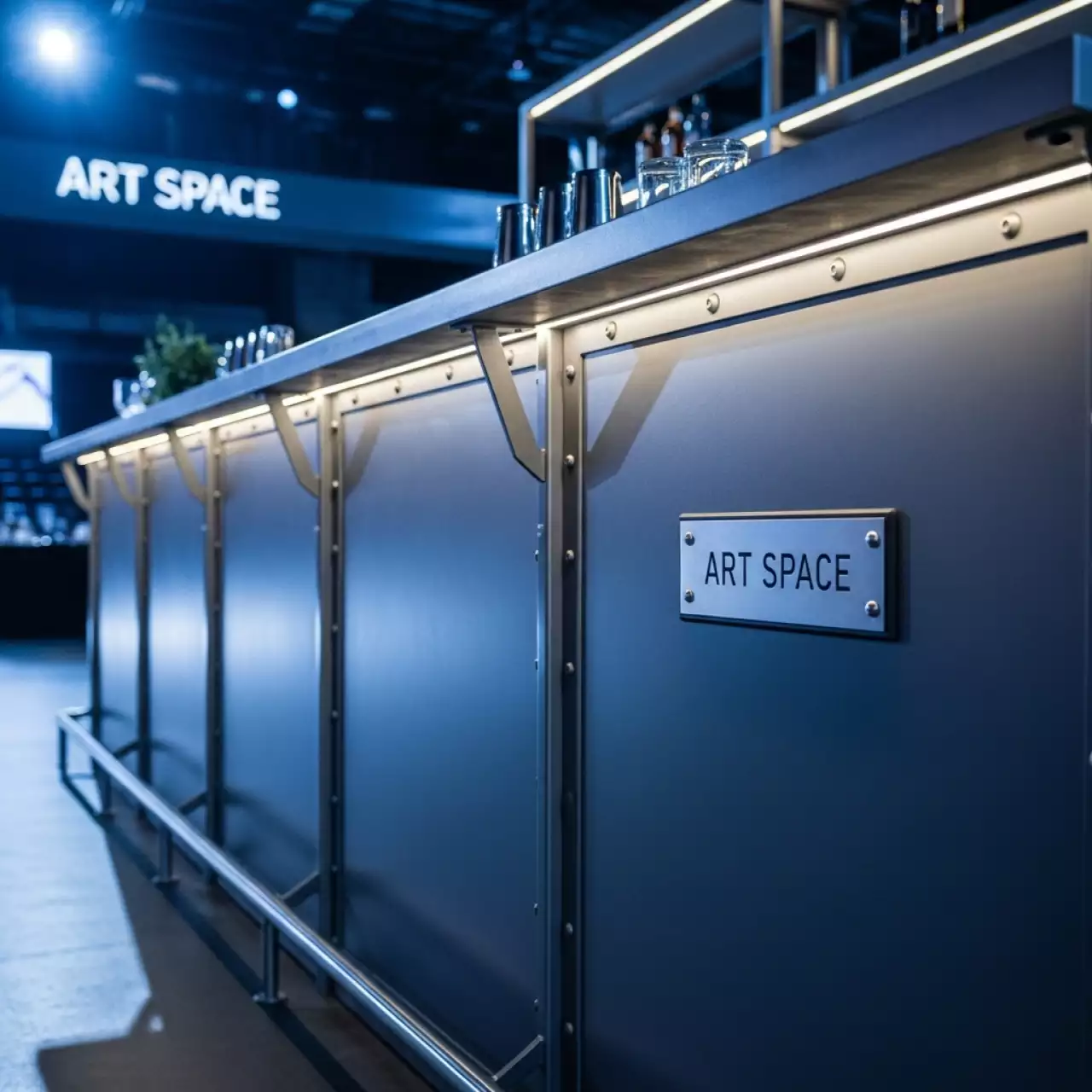 Аренда Стойка барная дизайнерская в комплексе Sea Galaxy — ART SPACE