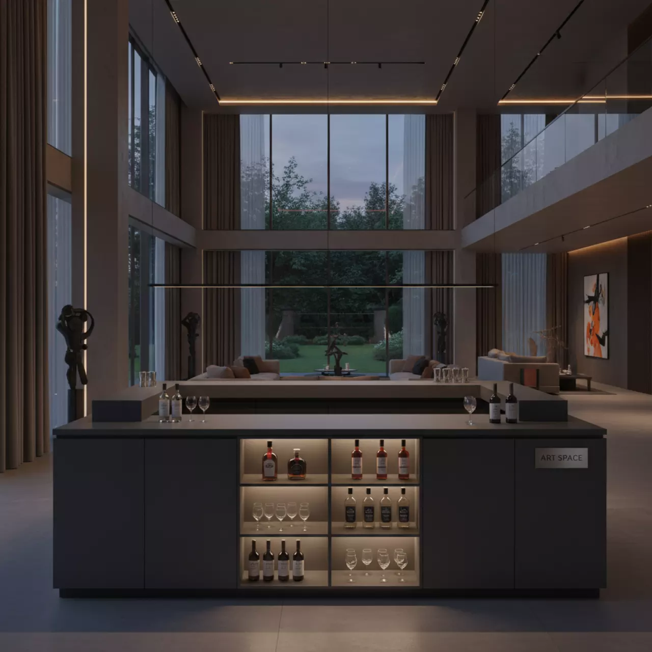 Аренда Стойка барная Origa на вилле «Анна» — ART SPACE