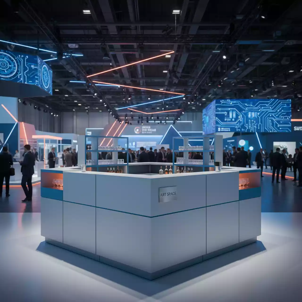 Аренда Стойка барная пластиковая Cordiale Standard в Omega Sirius — ART SPACE