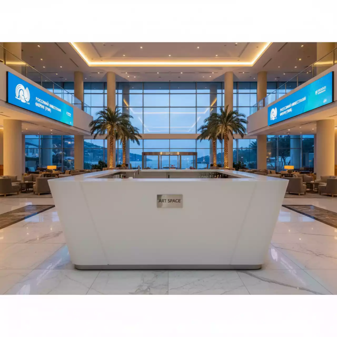 Аренда Стойка барная пластиковая Vela Basic в Radisson Collection Paradise — ART SPACE