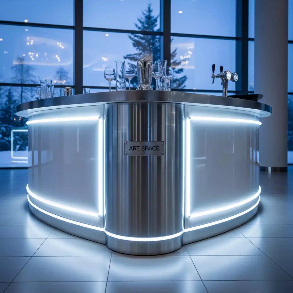 Аренда Стойка барная полукруг в Сочи Парк Отеле — ART SPACE