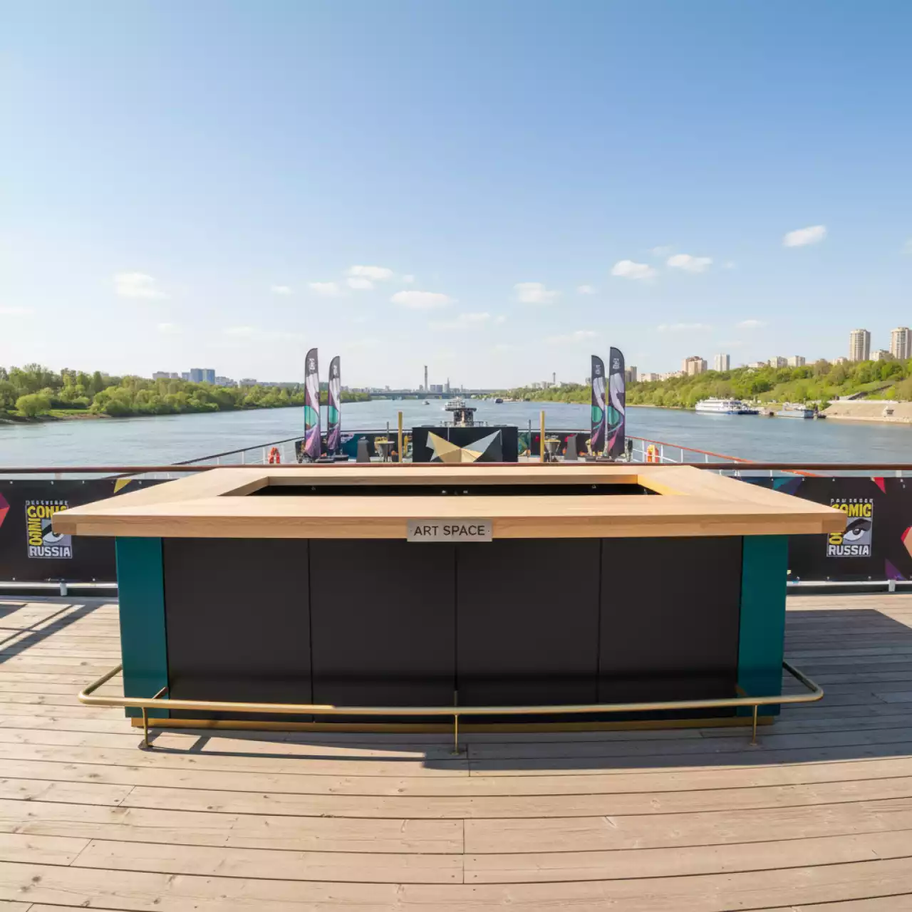 Аренда Стойка барная урбан на теплоходе «Дагомыс» — ART SPACE