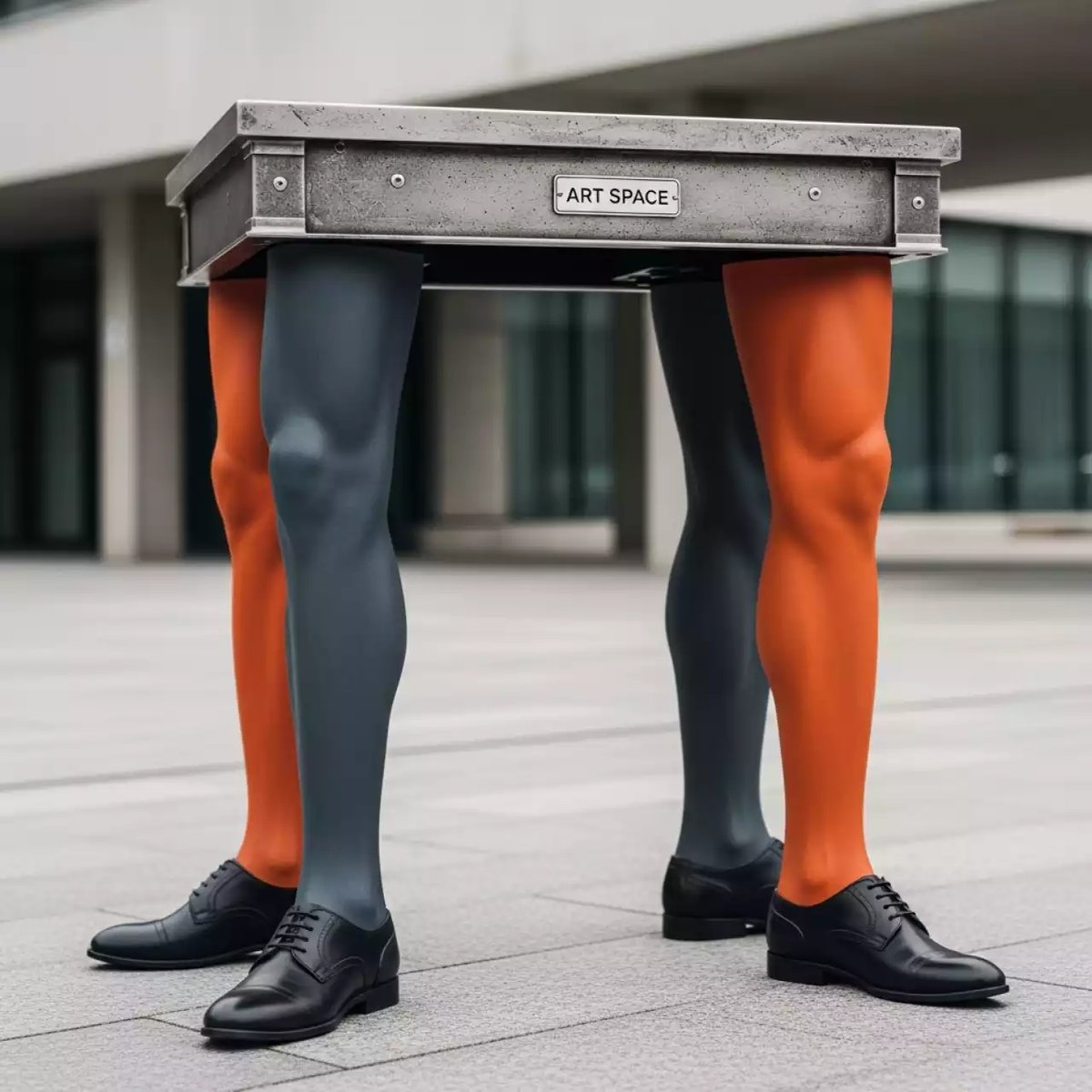 Аренда Стойка диджейская на ножках в туфлях на Медальной площади — ART SPACE