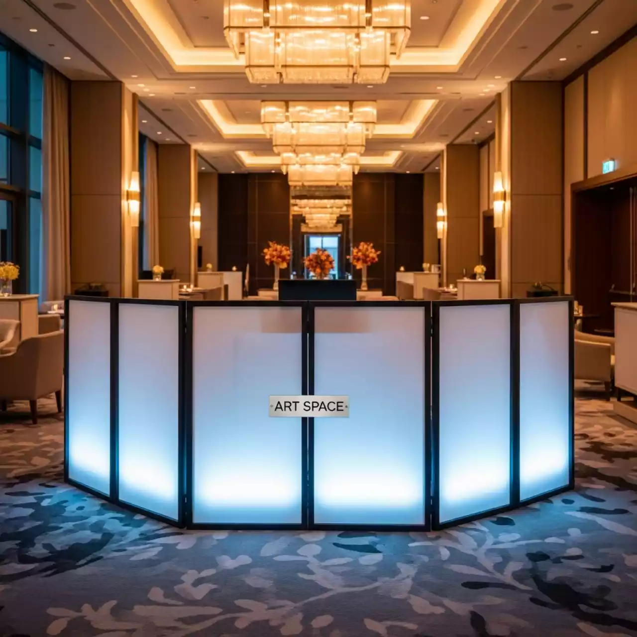 Аренда Стойка DJ ширма Facade в Mövenpick Hotel — ART SPACE