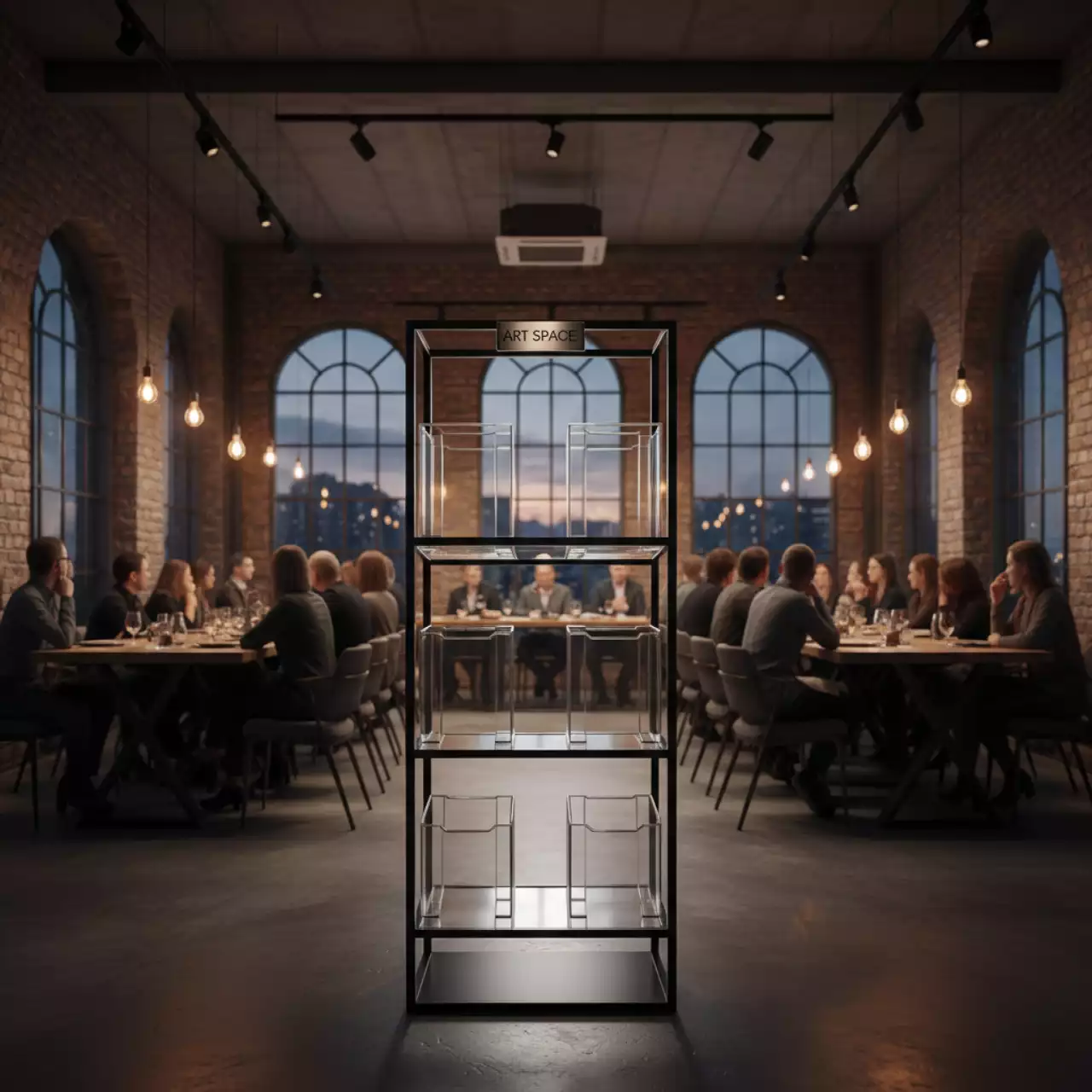 Аренда Стойка для буклетов в ресторане «Магадан» — ART SPACE