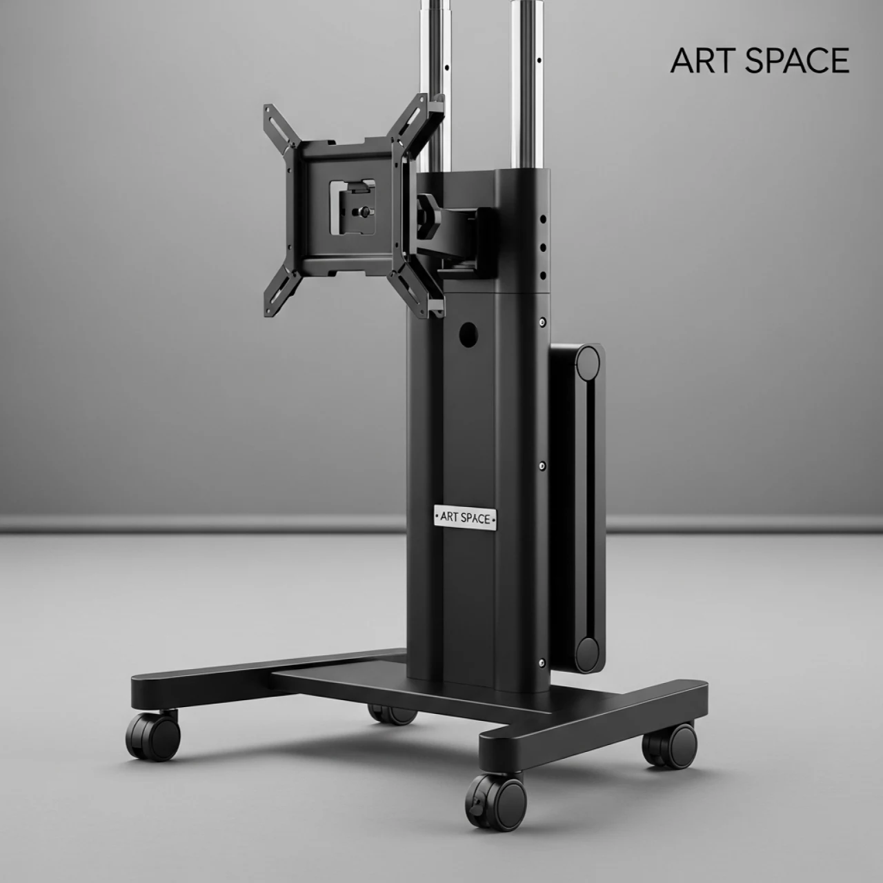 Аренда Стойка для телевизора мобильная чёрная с кронштейном ONKRON TS2821 70 110 в Маринс Парк Отеле — ART SPACE
