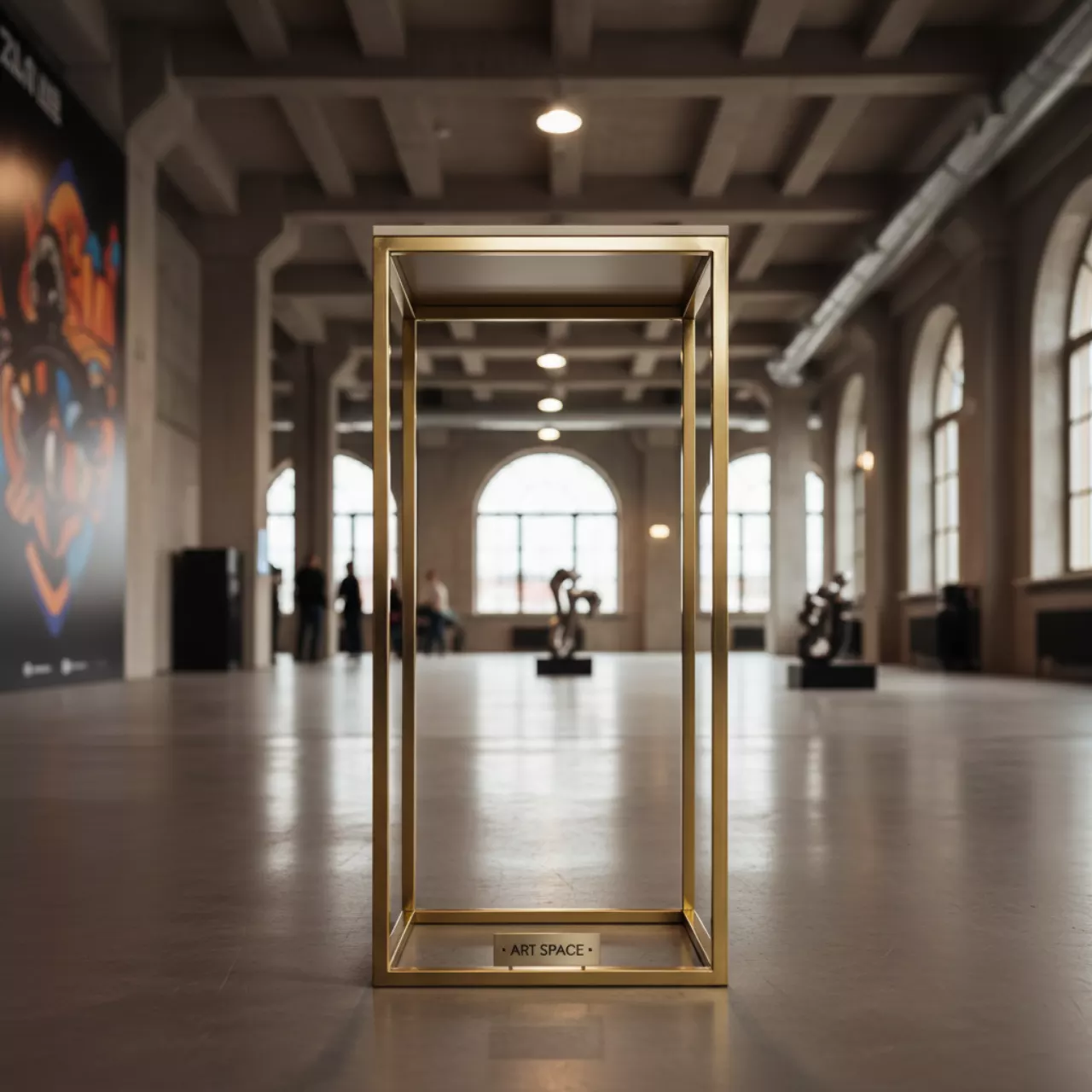 Аренда Стойка геометрия золото в Гранд Отель Сочи — ART SPACE