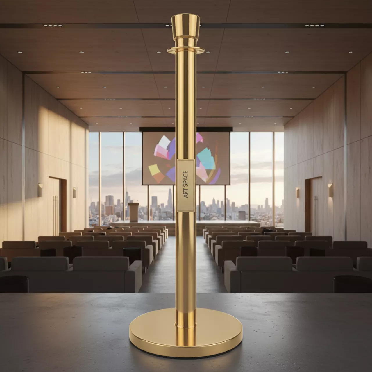 Аренда Стойка Голден M в Panorama by Mercure — ART SPACE