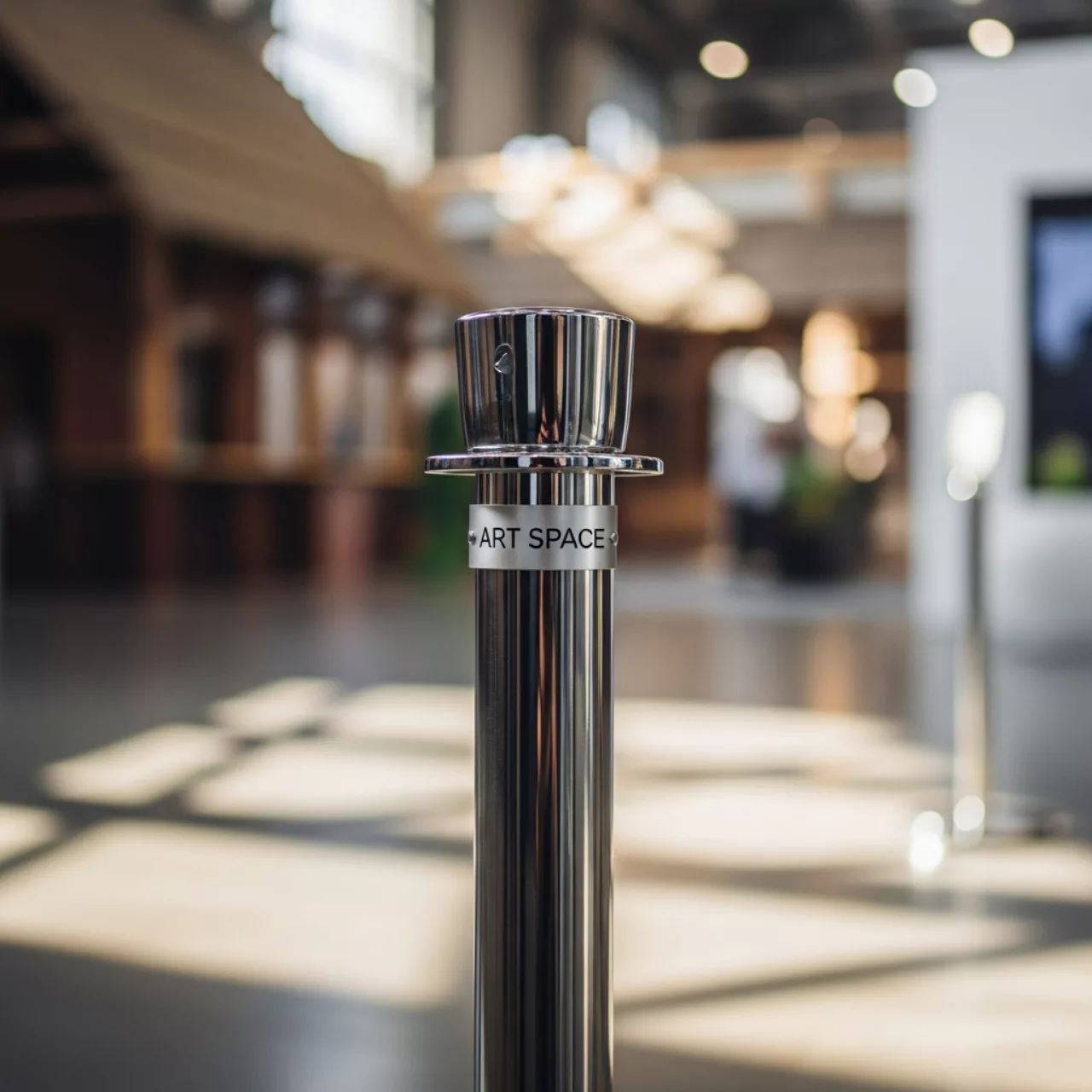 Аренда Стойка хром 0,5 м в этно-парке «Моя Россия» — ART SPACE