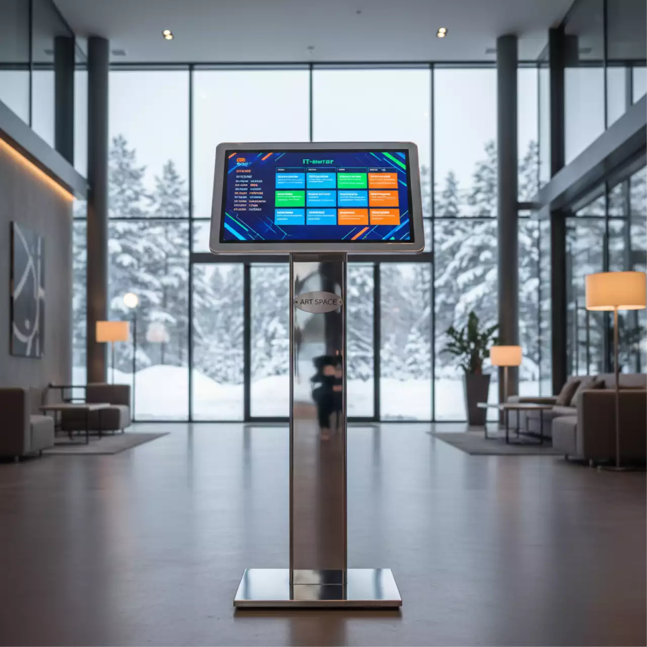 Аренда Стойка информационная А3 в Novotel Resort — ART SPACE