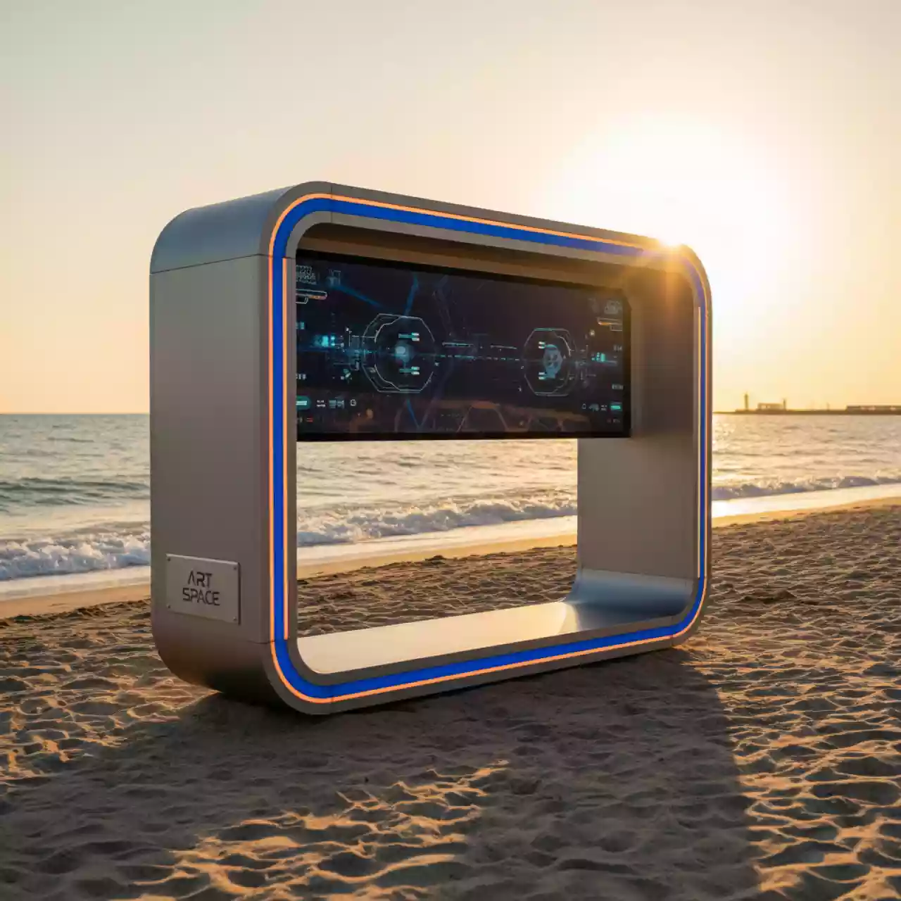 Аренда Стойка информационная У на пляже «Мандарин» — ART SPACE