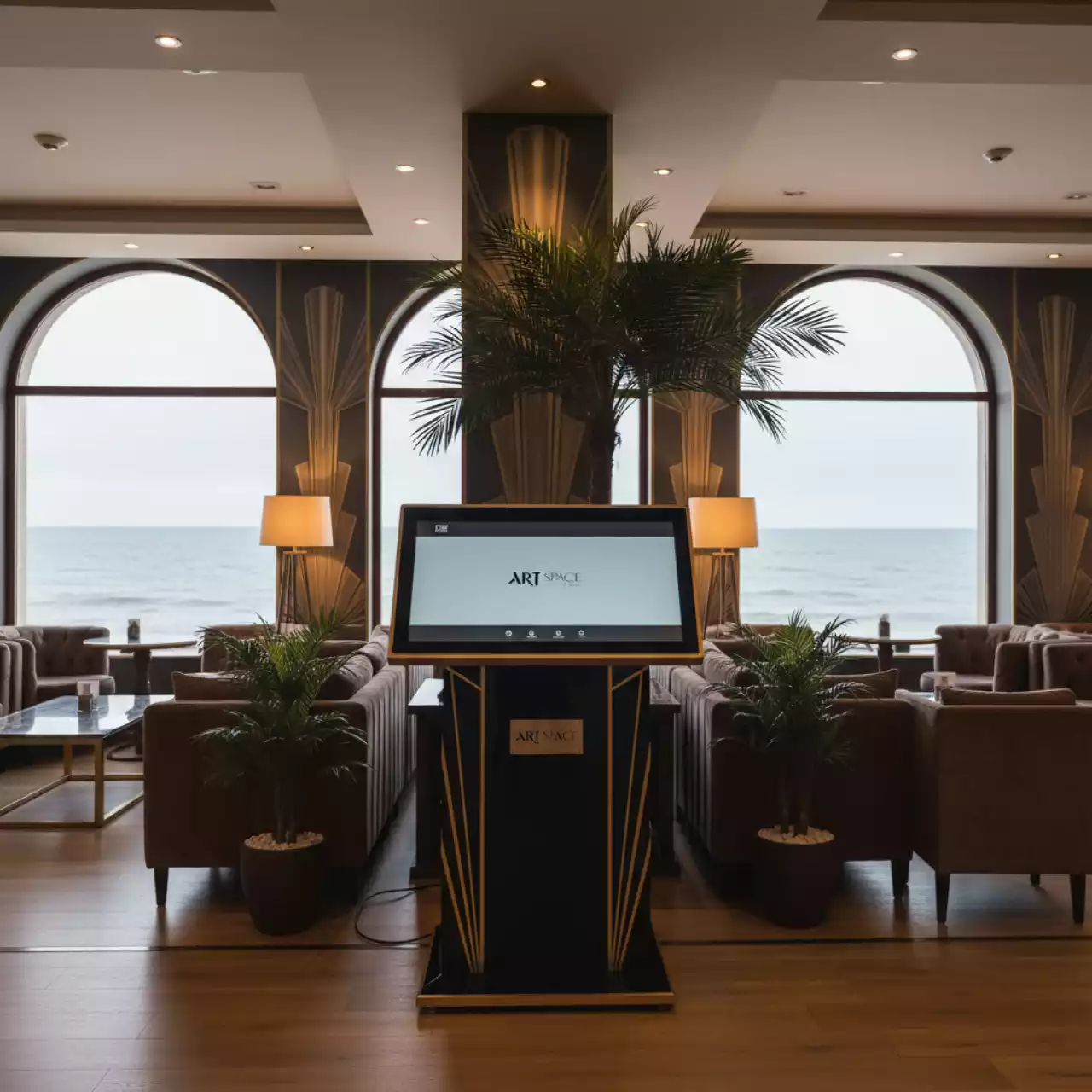 Аренда Стойка интерактивная сенсорная LR Арго 32 в пляжном клубе Del Mar — ART SPACE