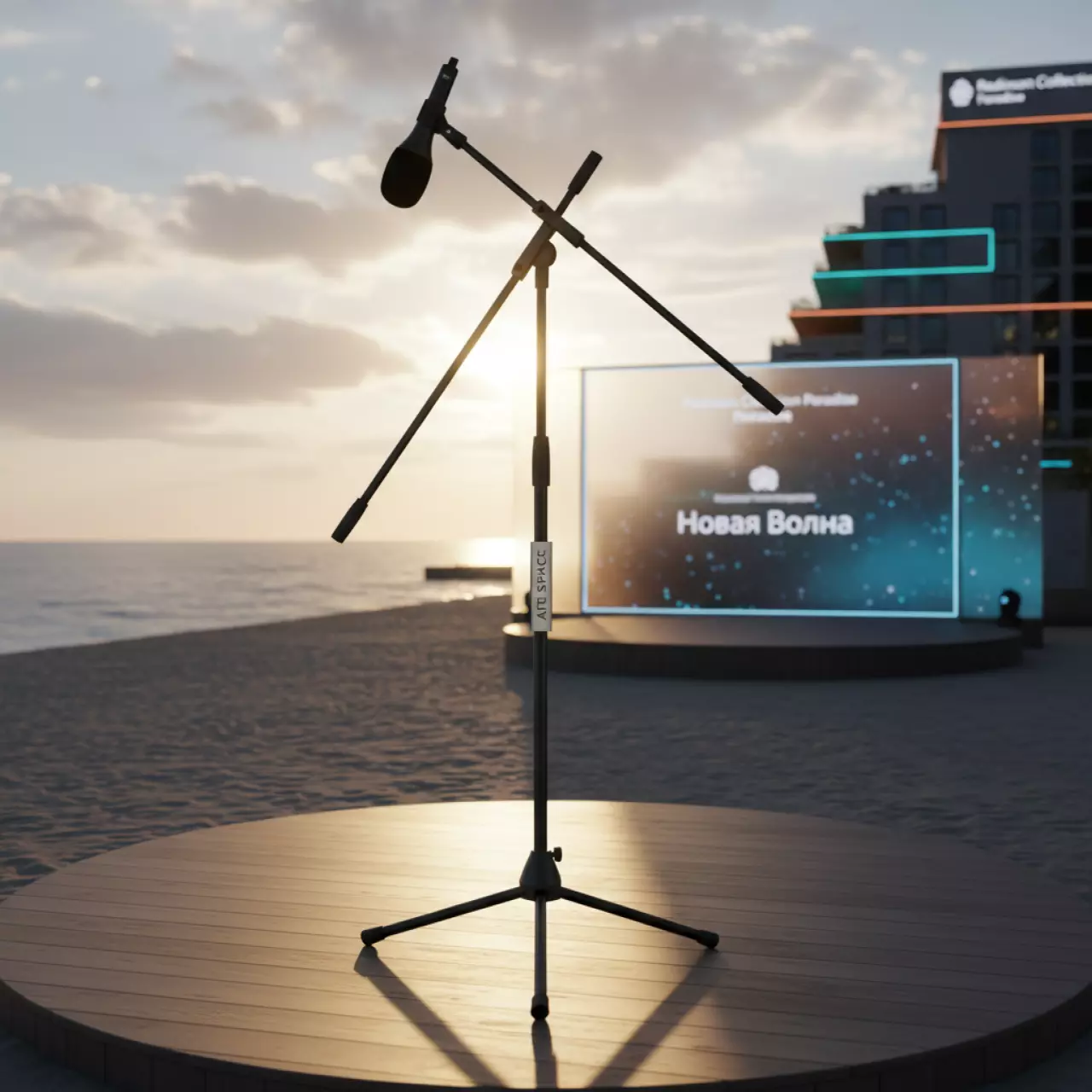 Аренда Стойка микрофонная Hercules MS 632B в Radisson Collection Paradise — ART SPACE