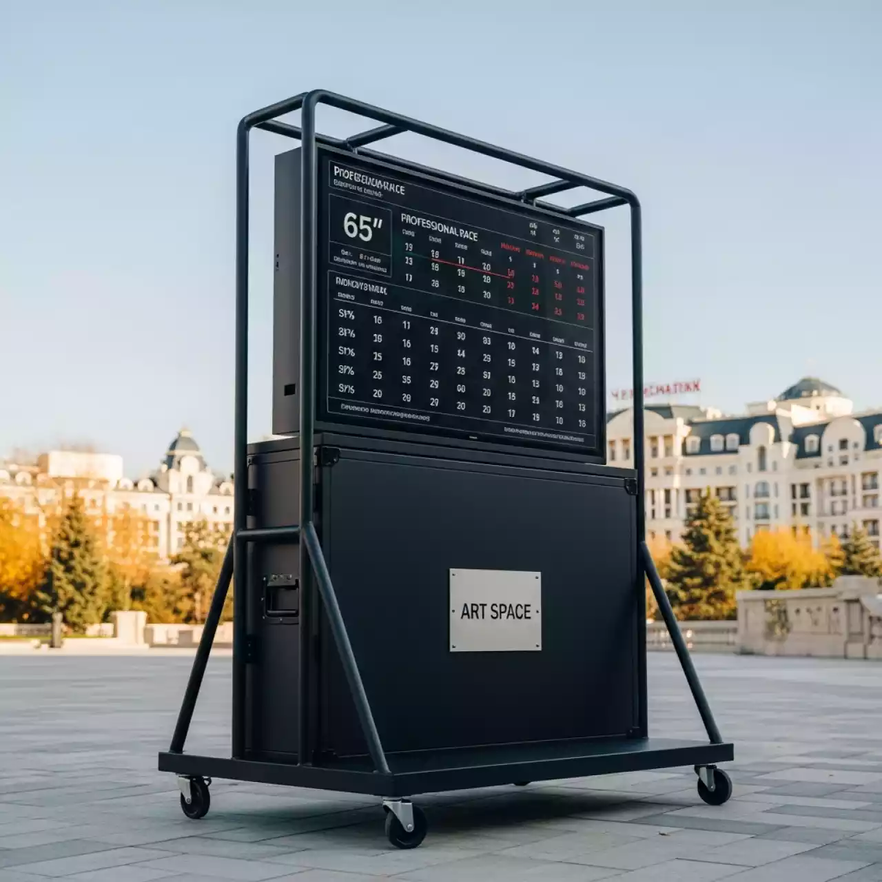 Аренда Стойка мобильная для дисплеев 32 65 дюймов в санатории «Черноморье» — ART SPACE