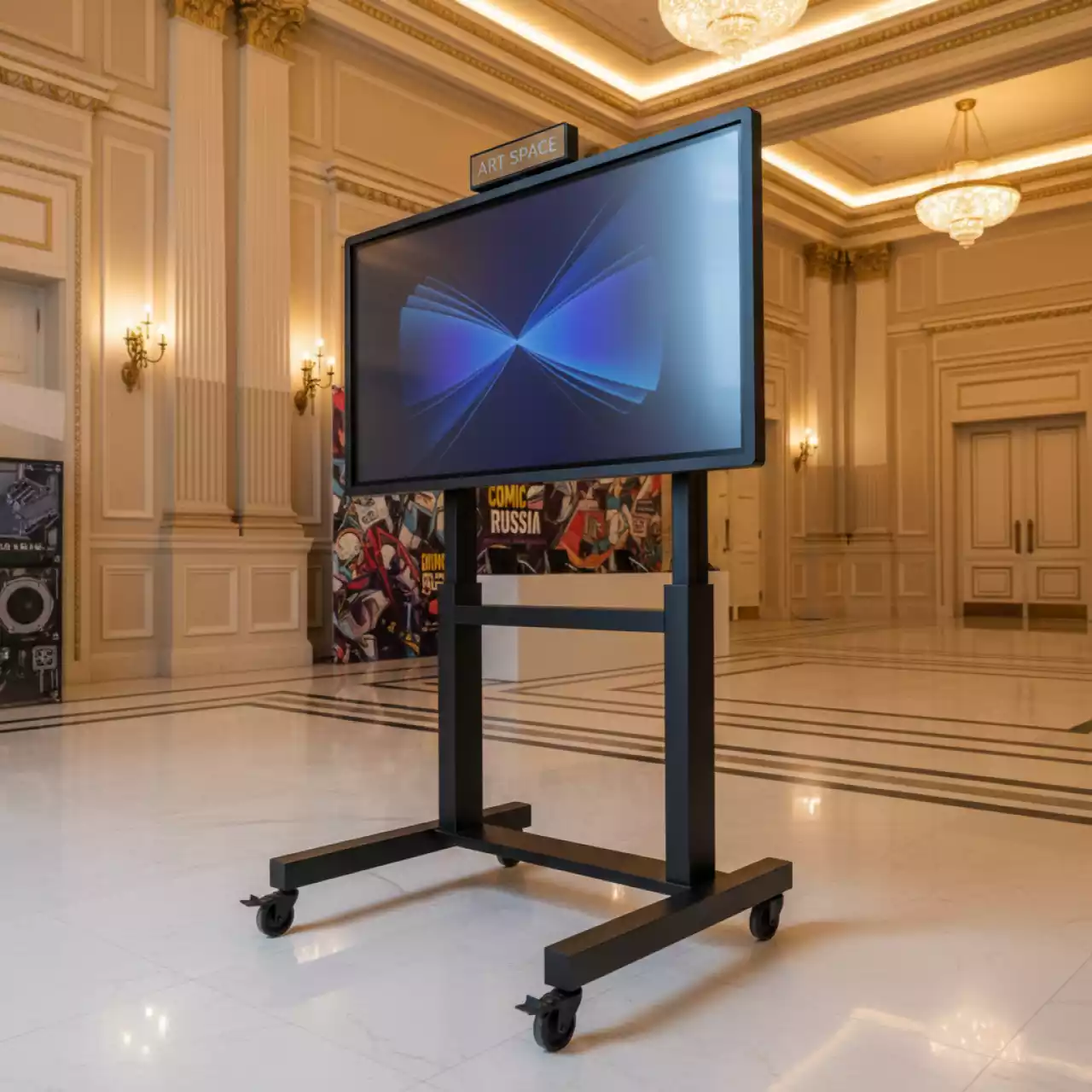 Аренда Стойка мобильная для интерактивных досок UMS 4 60 105 в Pullman Sochi Centre — ART SPACE