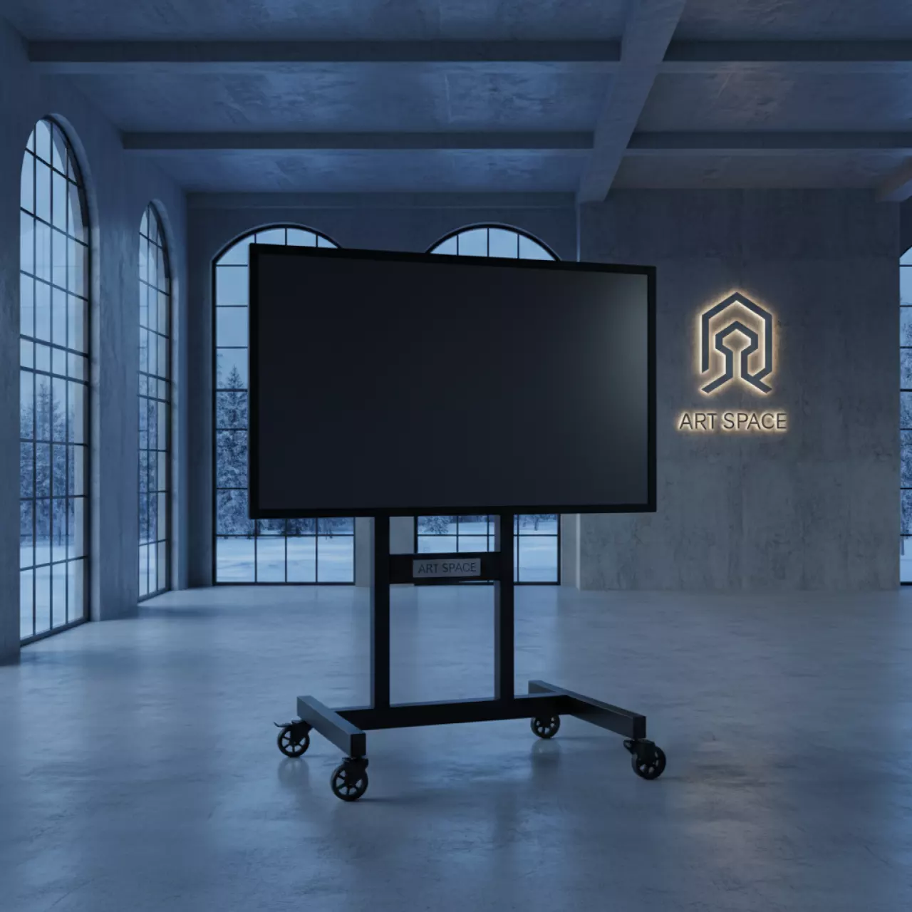 Аренда Стойка мобильная UMS 4 для интерактивных досок 60 105 в комплексе «Дагомыс» — ART SPACE