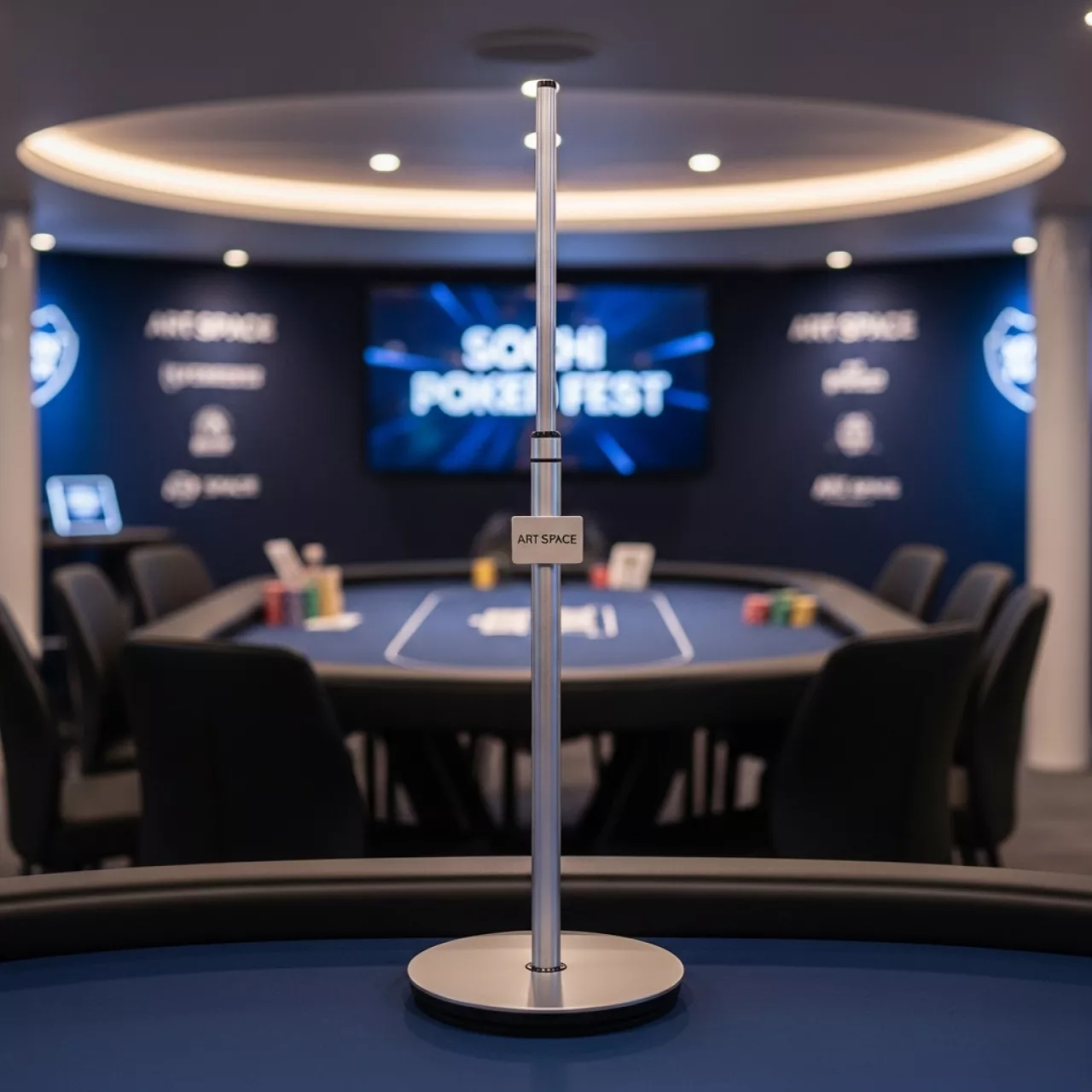 Аренда Стойка напольная 180 200 см на теплоходе «Дагомыс» — ART SPACE