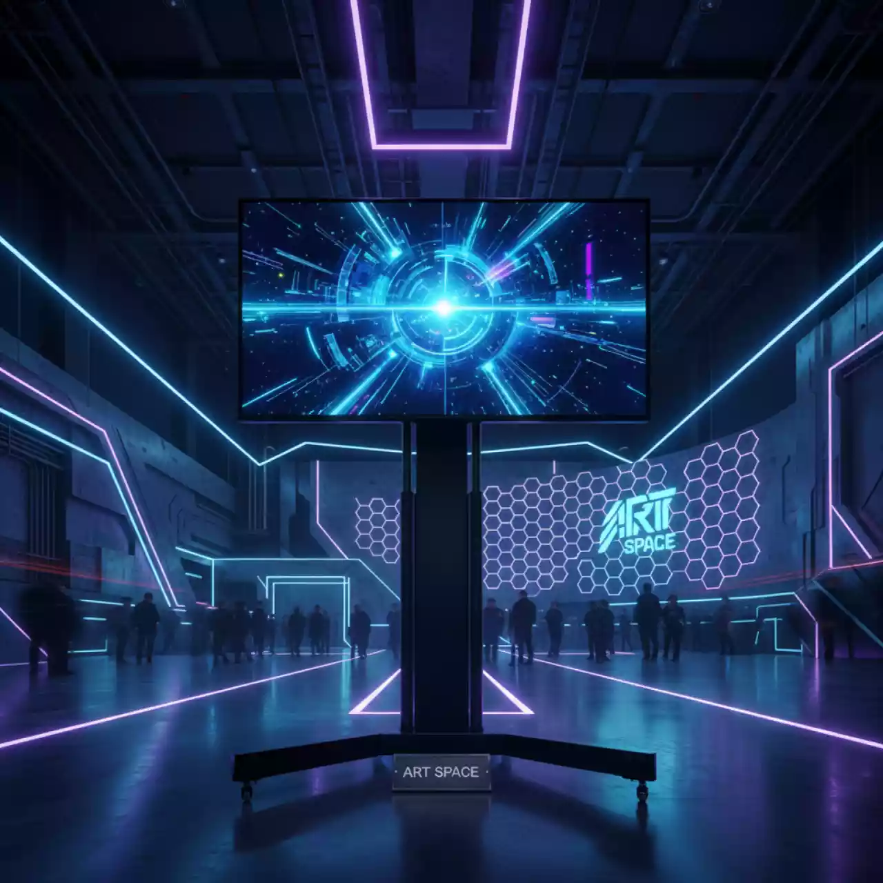 Аренда Стойка напольная для плазменной панели SMS Flatscreen FH T2000 Black EU в Университете «Сириус» — ART SPACE