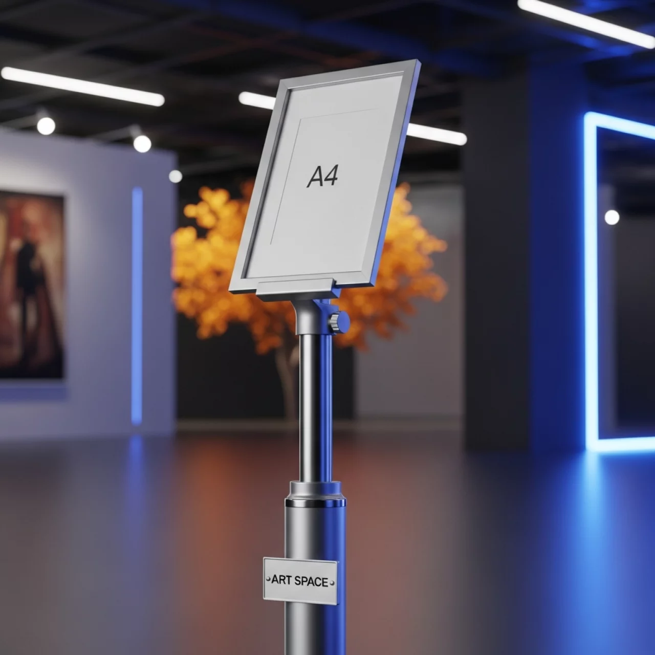 Аренда Стойка напольная раздвижная ProMega Office 05 025 A4 серая в Gamma Sirius — ART SPACE