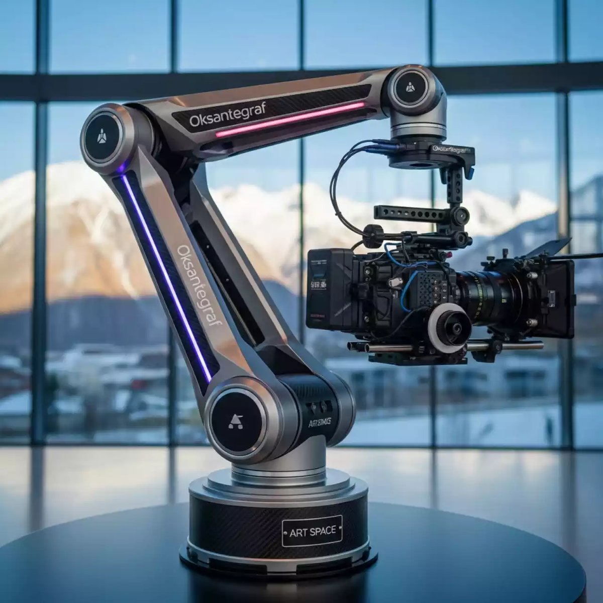 Аренда Стойка оксантэграф в ледовом дворце «Роза Хутор» — ART SPACE