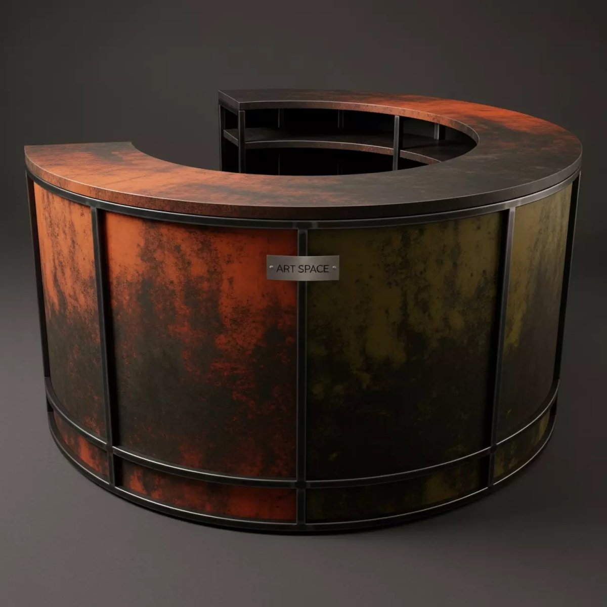 Аренда Стойка полукруг 1,05х0,9 м в ресторане «Высота 5642» — ART SPACE