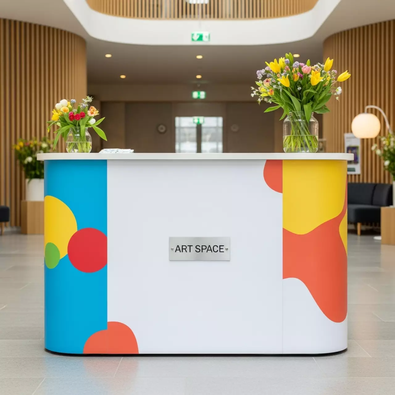 Аренда Стойка промо M9 Maxi в Green Flow Hotel — ART SPACE