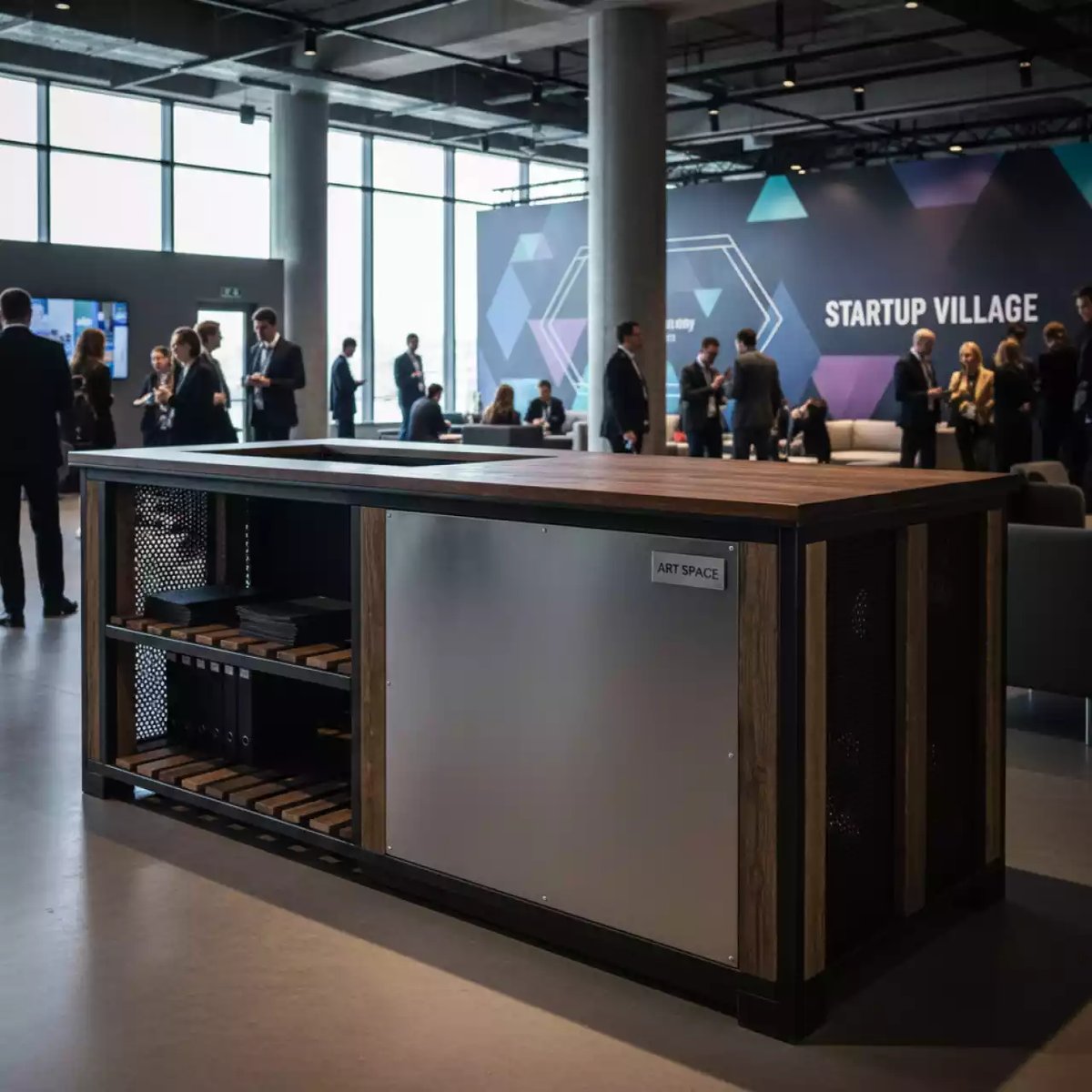 Аренда Стойка промо P4 в Green Flow Hotel — ART SPACE