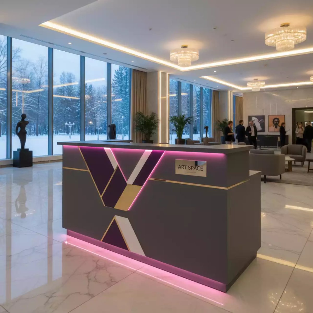 Аренда Стойка промо P7 в санатории «Русь» — ART SPACE