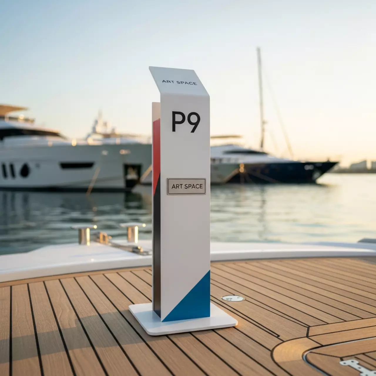Аренда Стойка промо P9 на VIP-яхте (Имеретинский порт) — ART SPACE