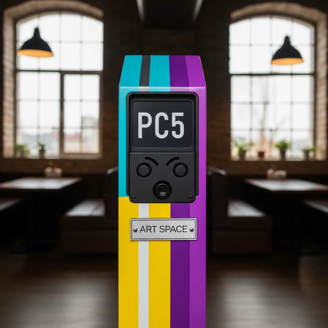 Аренда Стойка промо PC5 в ресторане «Магадан» — ART SPACE