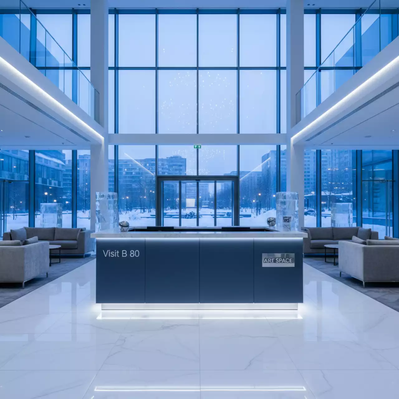 Аренда Стойка ресепшен Visit B 80 в Radisson Collection Paradise — ART SPACE