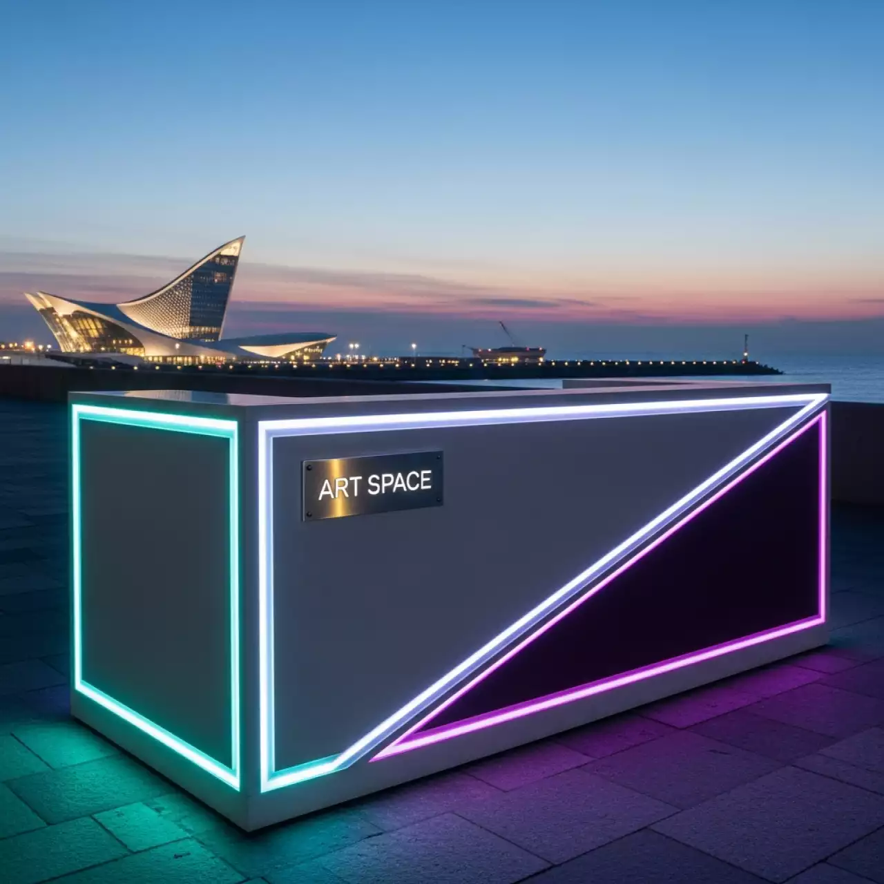Аренда Стойка ресепшн прямоугольная на Имеретинской набережной — ART SPACE