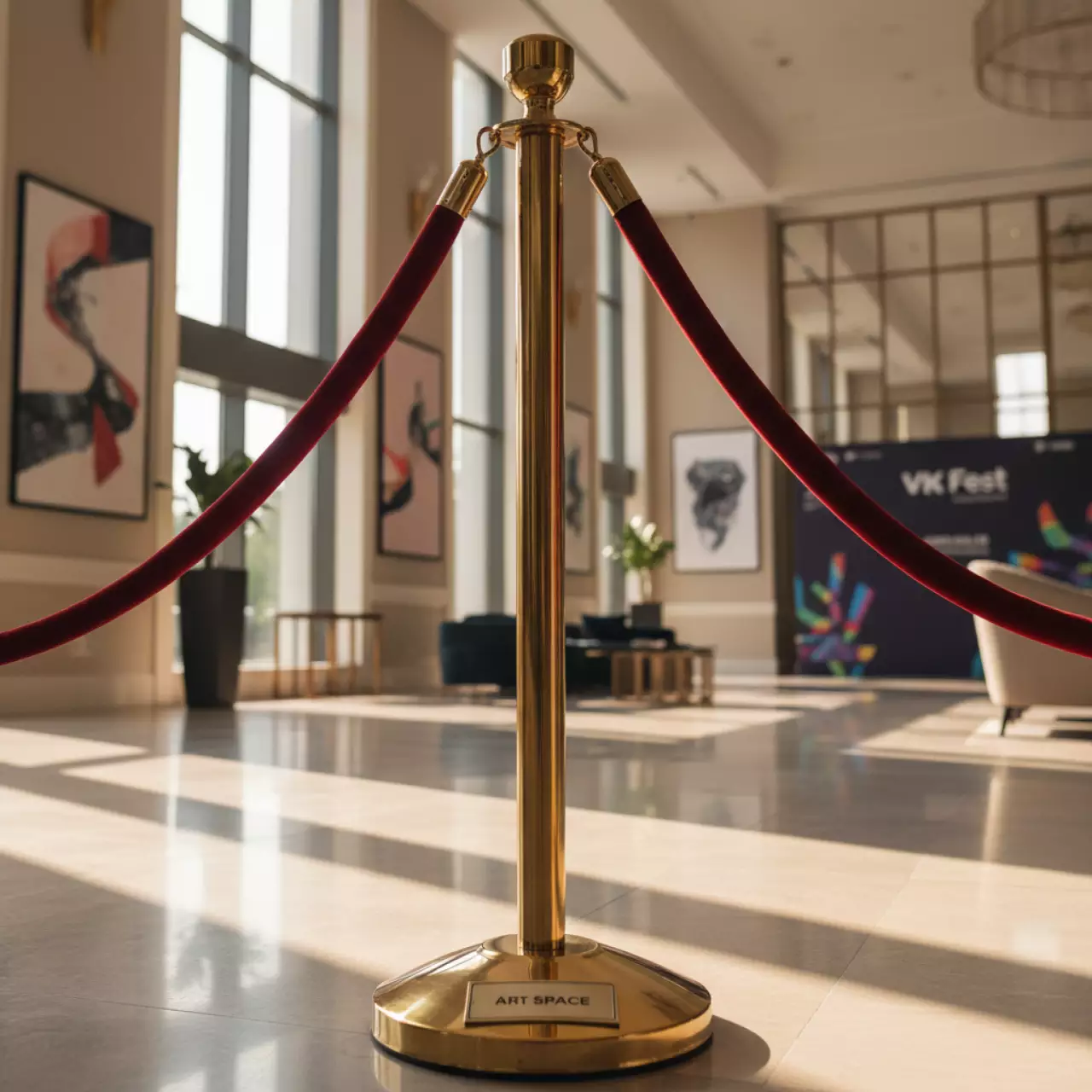 Аренда Стойка с красным канатом в Pullman Sochi Centre — ART SPACE