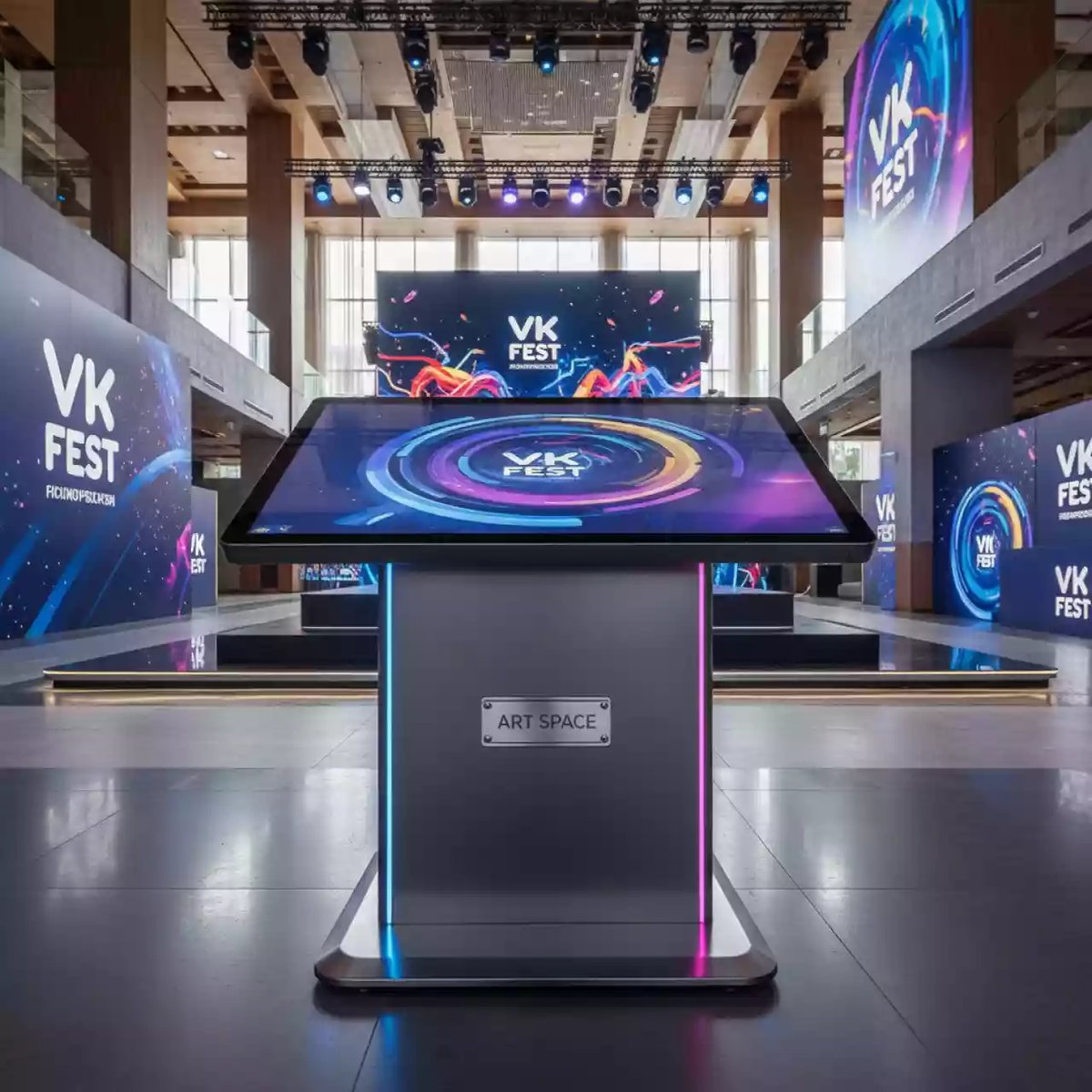 Аренда Стойка сенсорная интерактивная LR АРГО 55 в Rodina Grand Hotel & SPA — ART SPACE