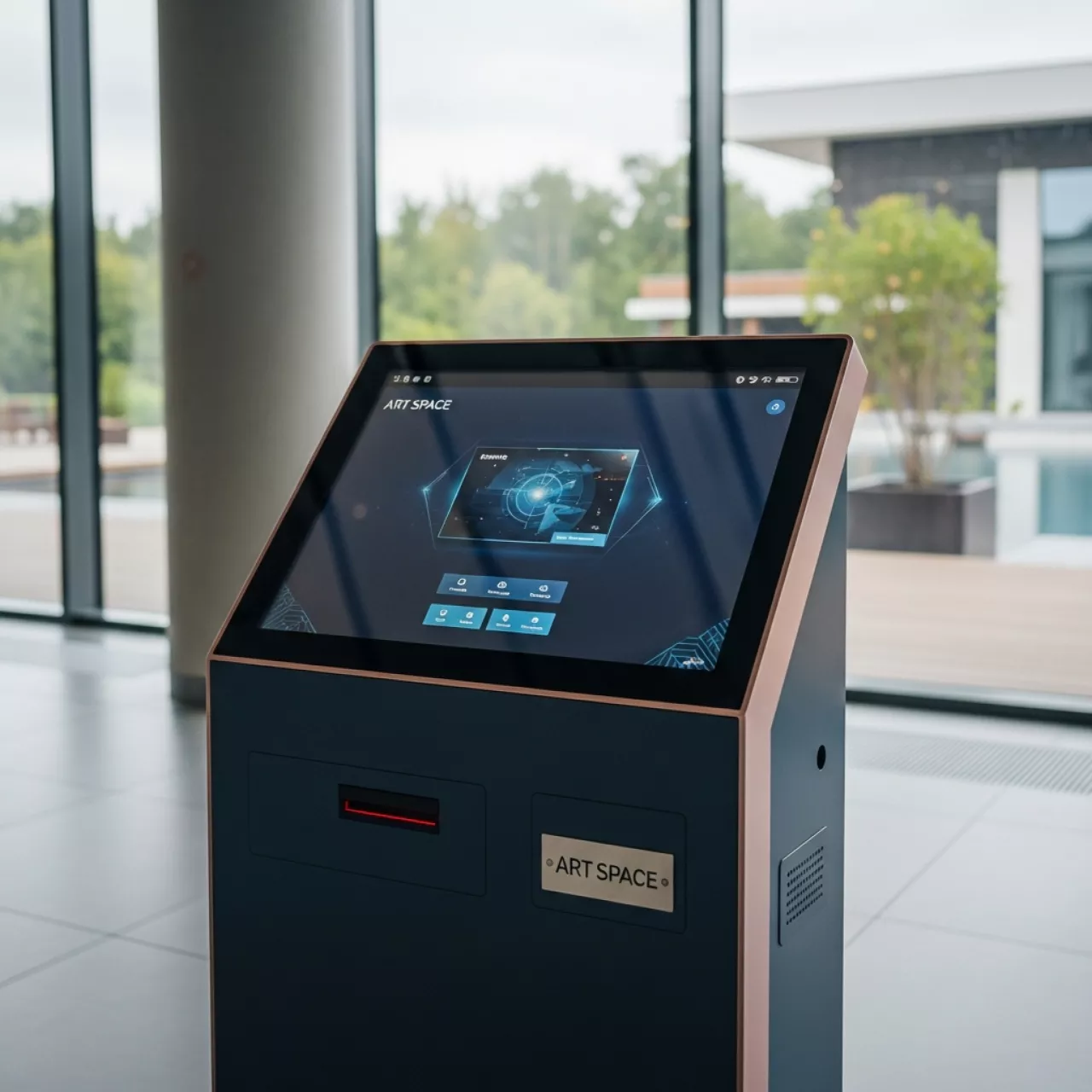 Аренда Стойка сенсорная интерактивная LR Ультра 43 в санатории «Заполярье» — ART SPACE