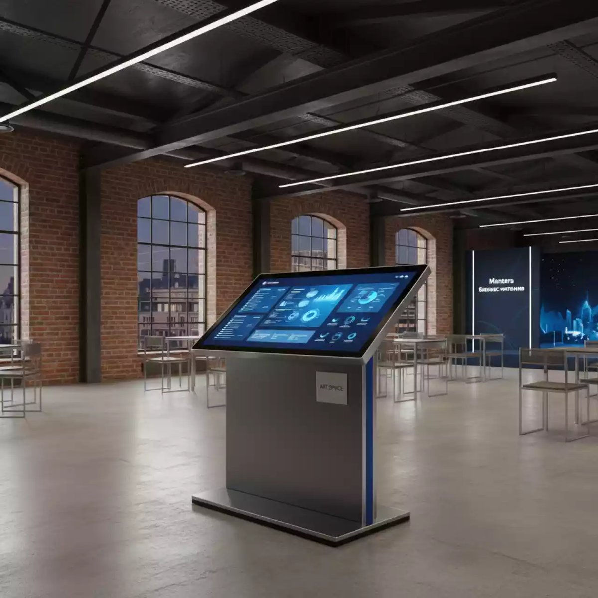 Аренда Стойка сенсорная интерактивная LR Ультра 65 в Mantera Supreme — ART SPACE