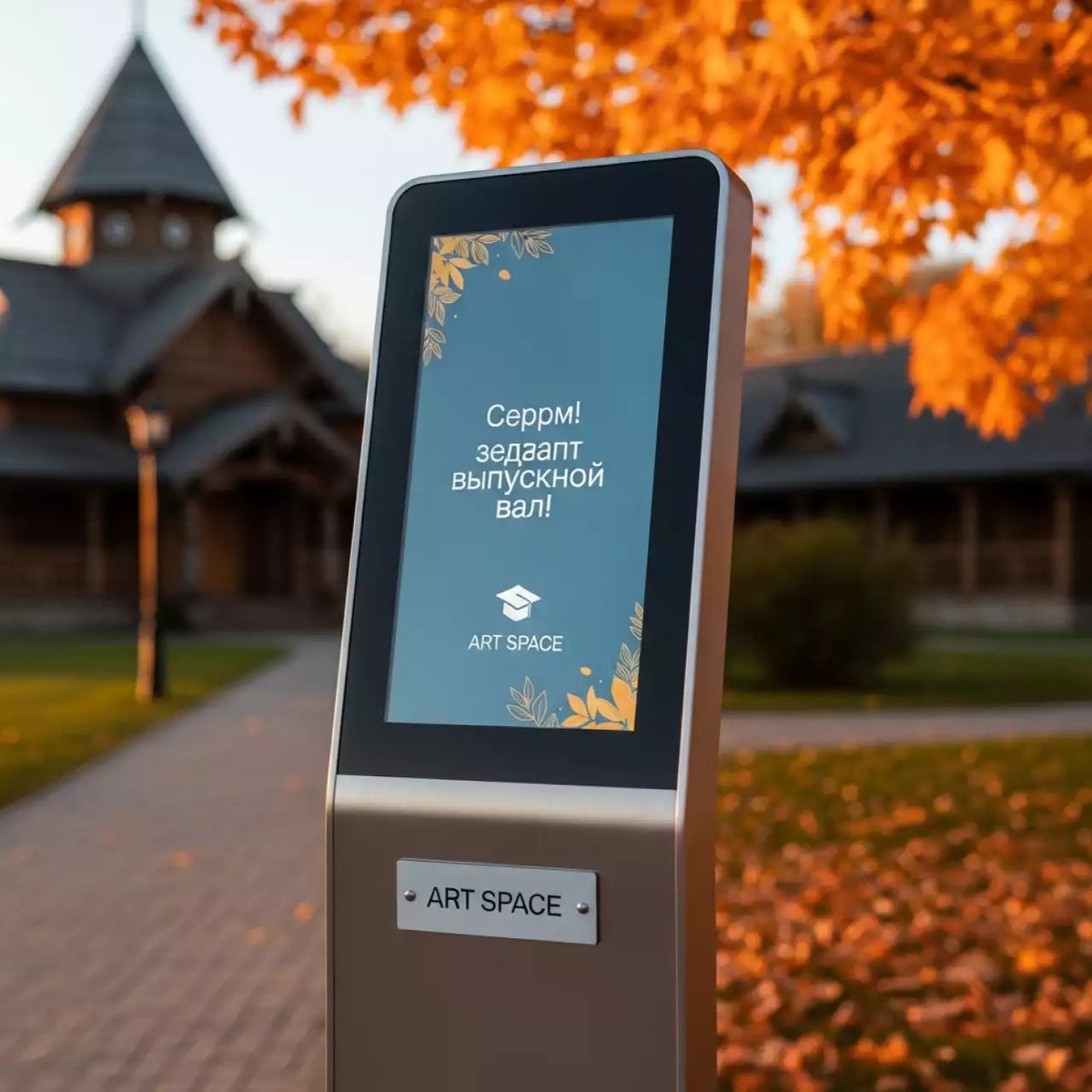 Аренда Стойка сенсорная Prestigio IDS Totem Hand Sanitizer в этно-парке «Моя Россия» — ART SPACE