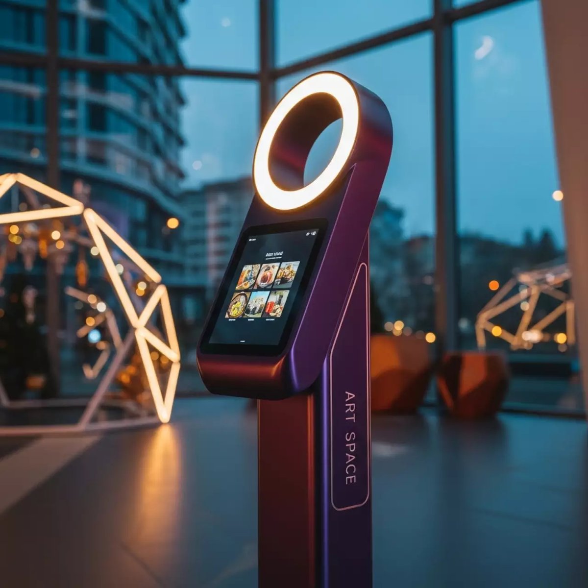 Аренда Стойка Smart новогодняя GIF в Cosmos Sochi Hotel — ART SPACE