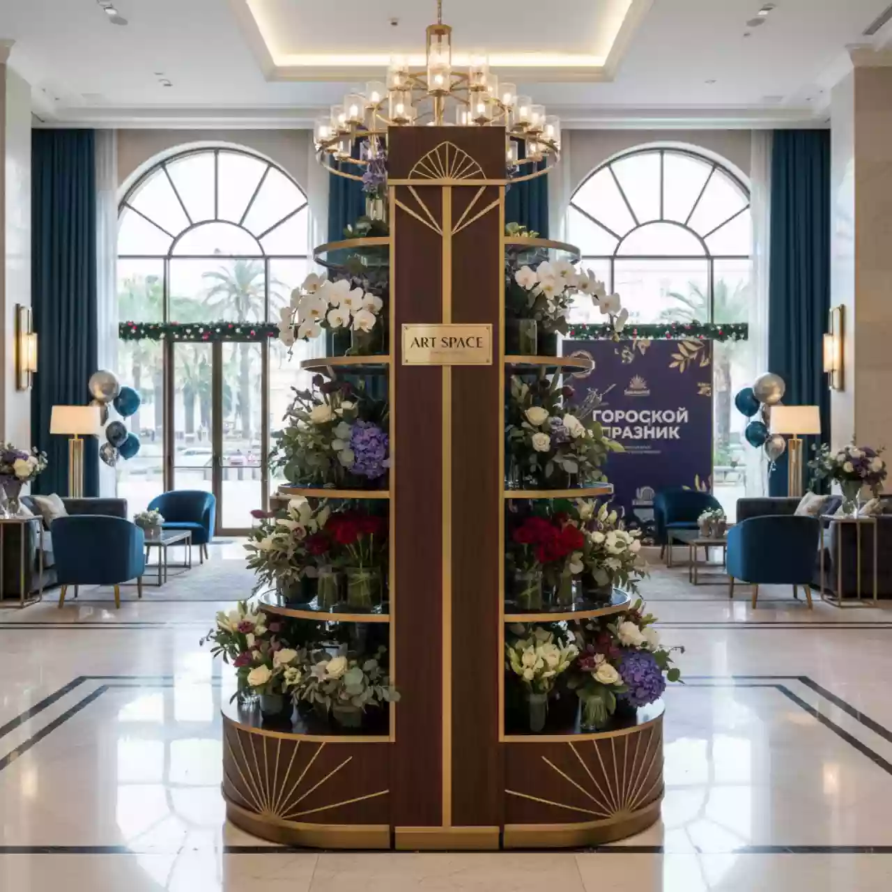 Аренда Стойка торговая для цветочных магазинов в отеле Radisson Lazurnaya — ART SPACE