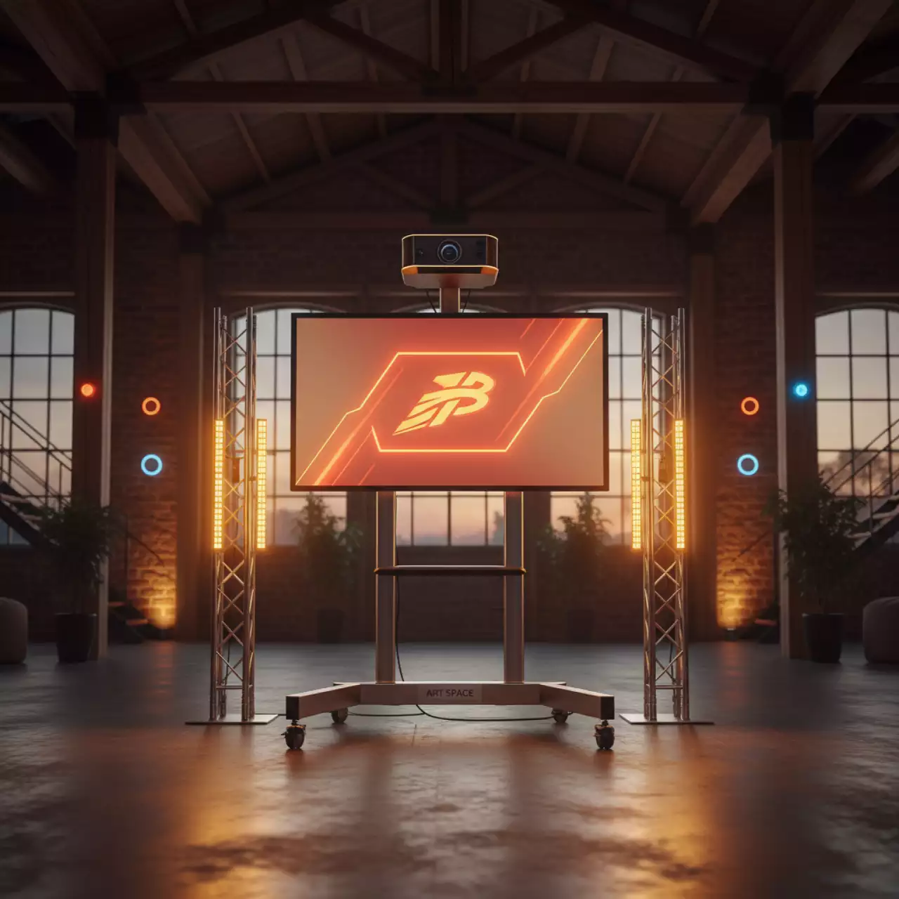 Аренда Стойка универсальная мобильная Classic Solution UMS 4 для интерактивных досок с крепежом для УКФ проекторов в Gamma Sirius — ART SPACE