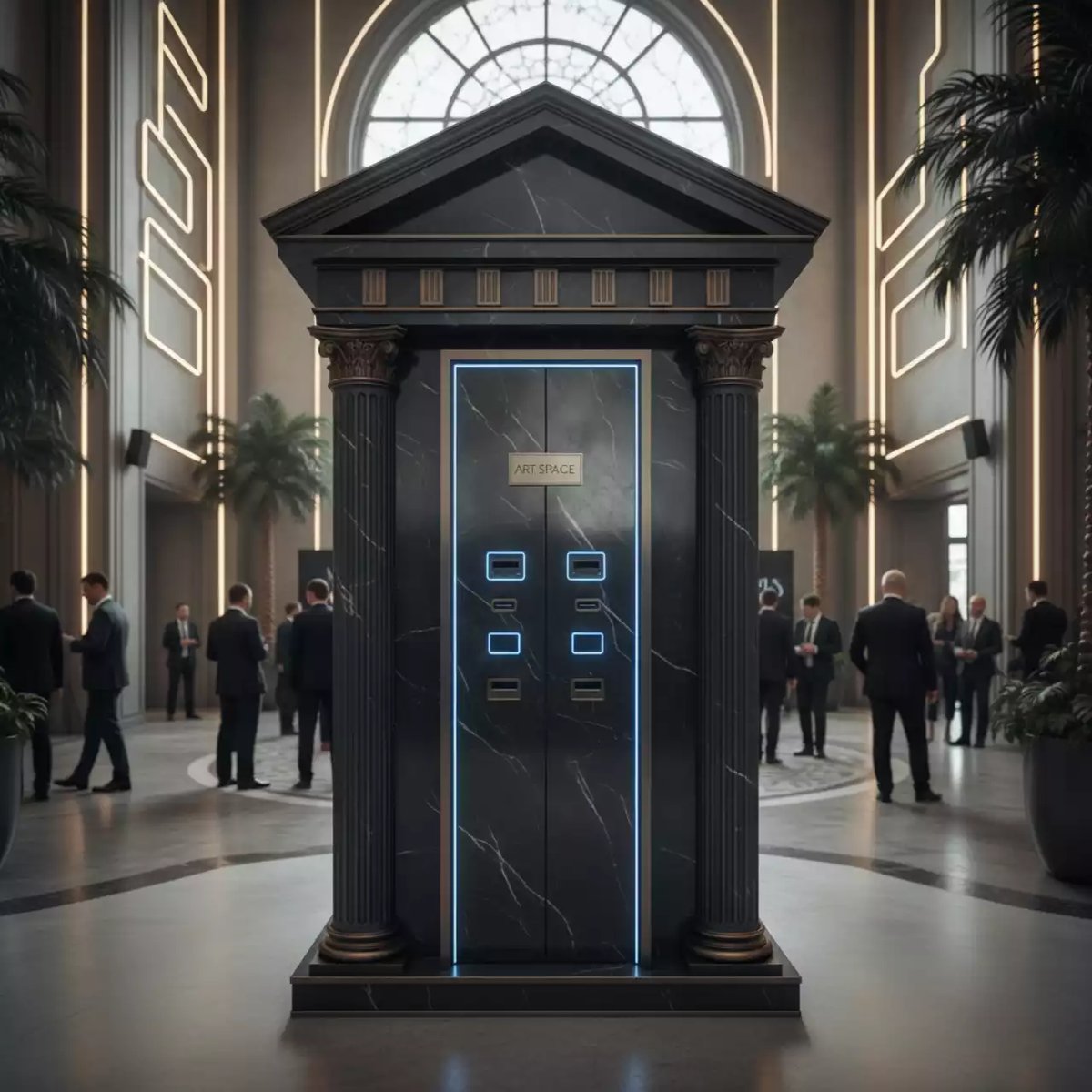 Аренда Стойка зарядная Galaxy Floor в Cosmos Sochi Hotel — ART SPACE