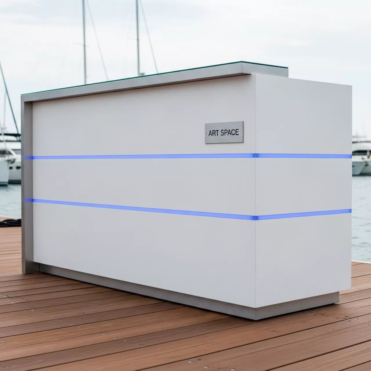 Аренда Стойки барные и ресепшены на парусной регате (Сочи) — ART SPACE