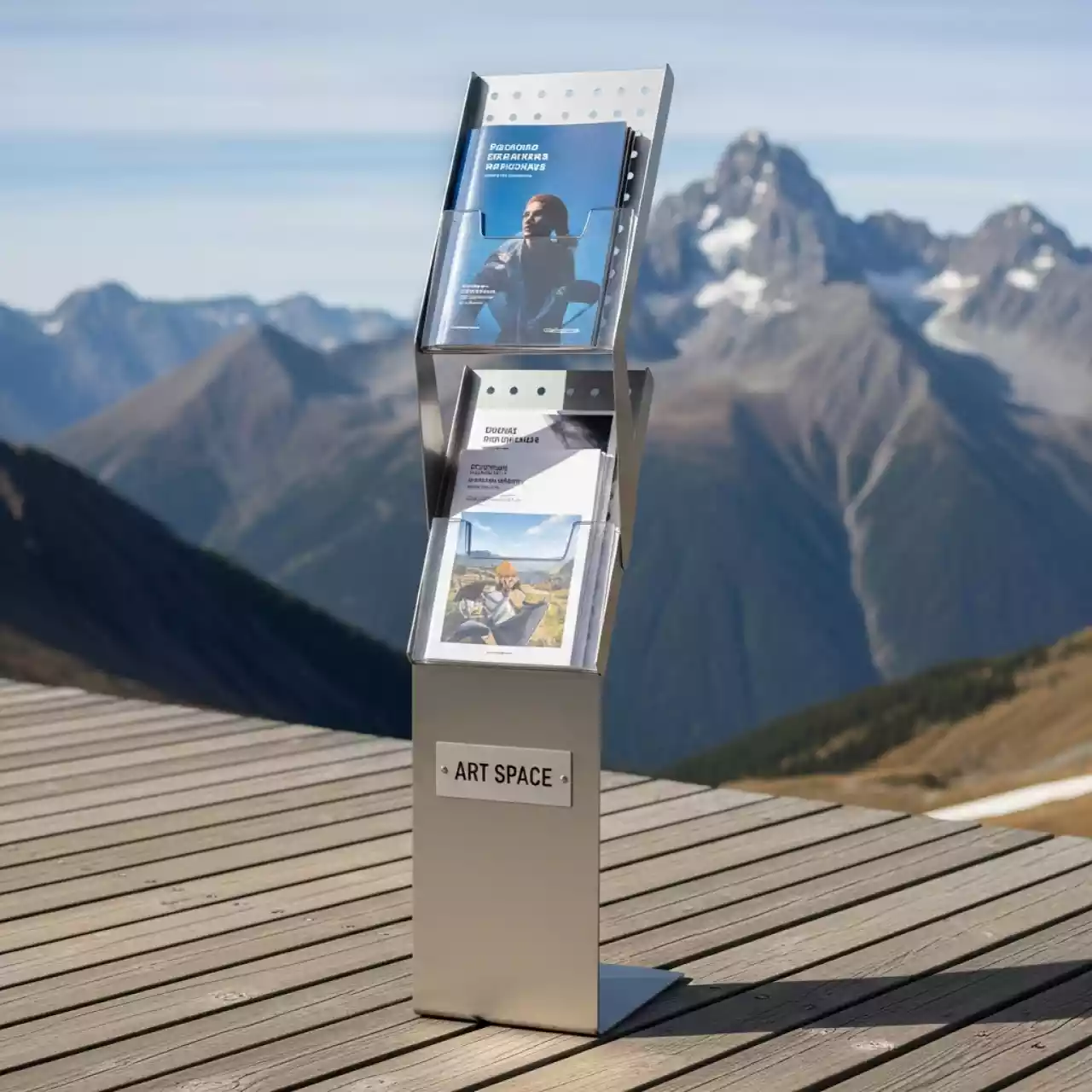 Аренда Стойки для буклетов для конференции на площадке Rosa Peak (2320м) — ART SPACE