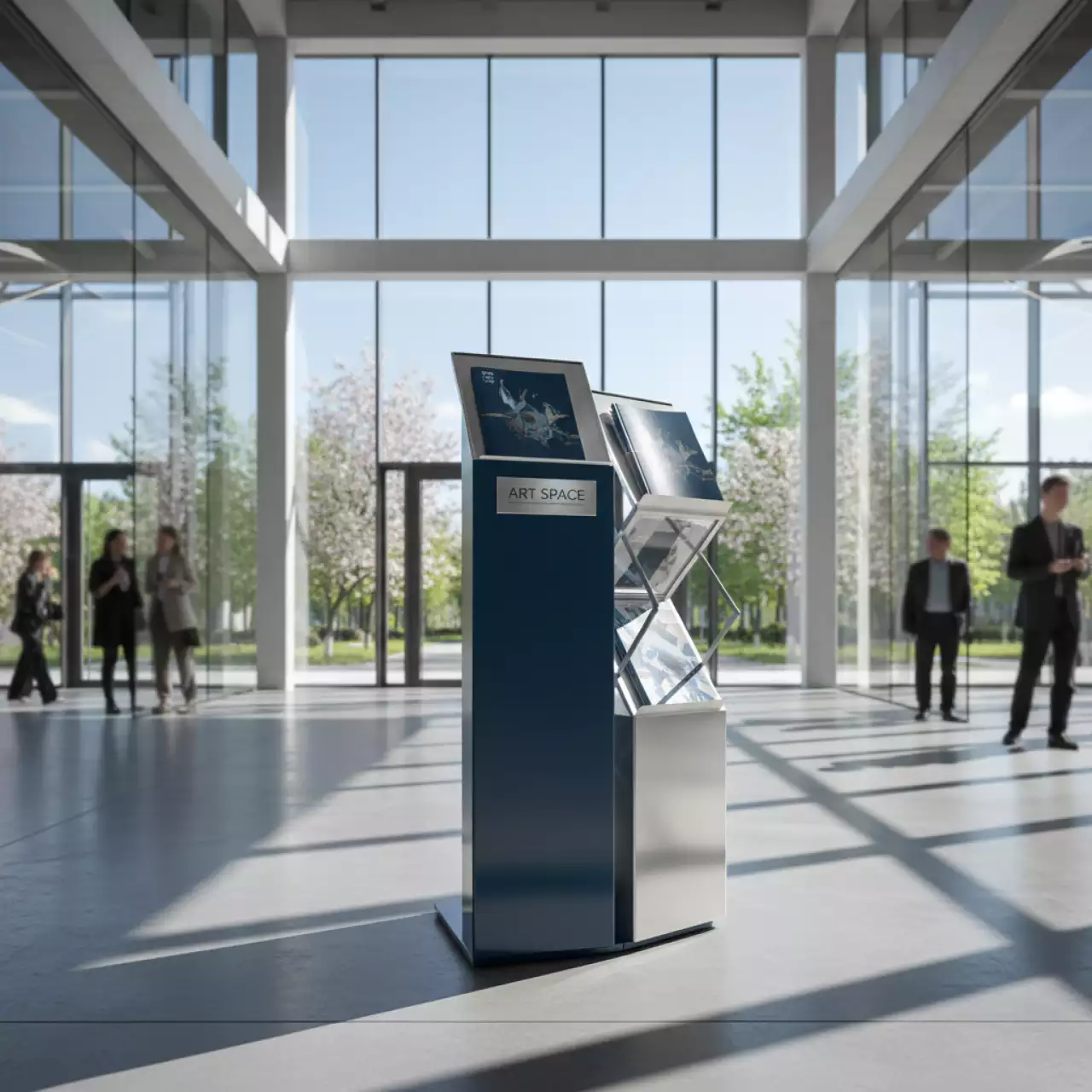 Аренда Стойки для буклетов для стенда в Университете «Сириус» — ART SPACE