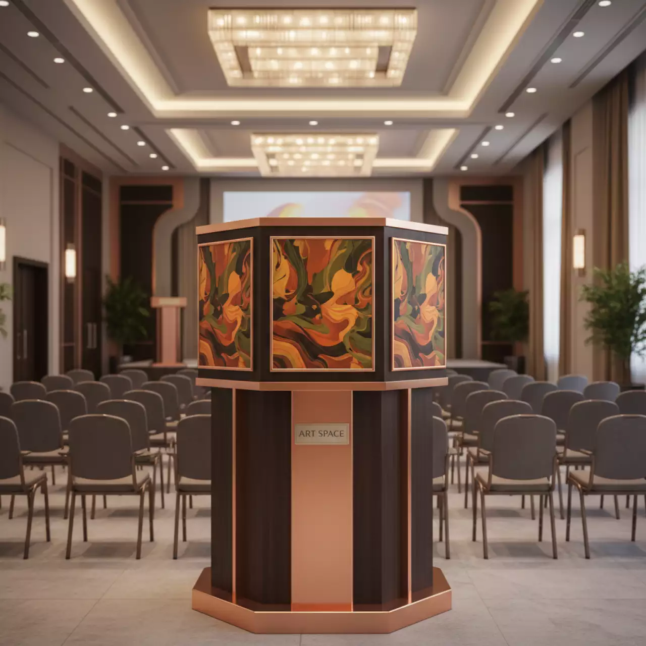 Аренда Стойки для плакатов для конференции в Imeretinskiy Hotel — ART SPACE