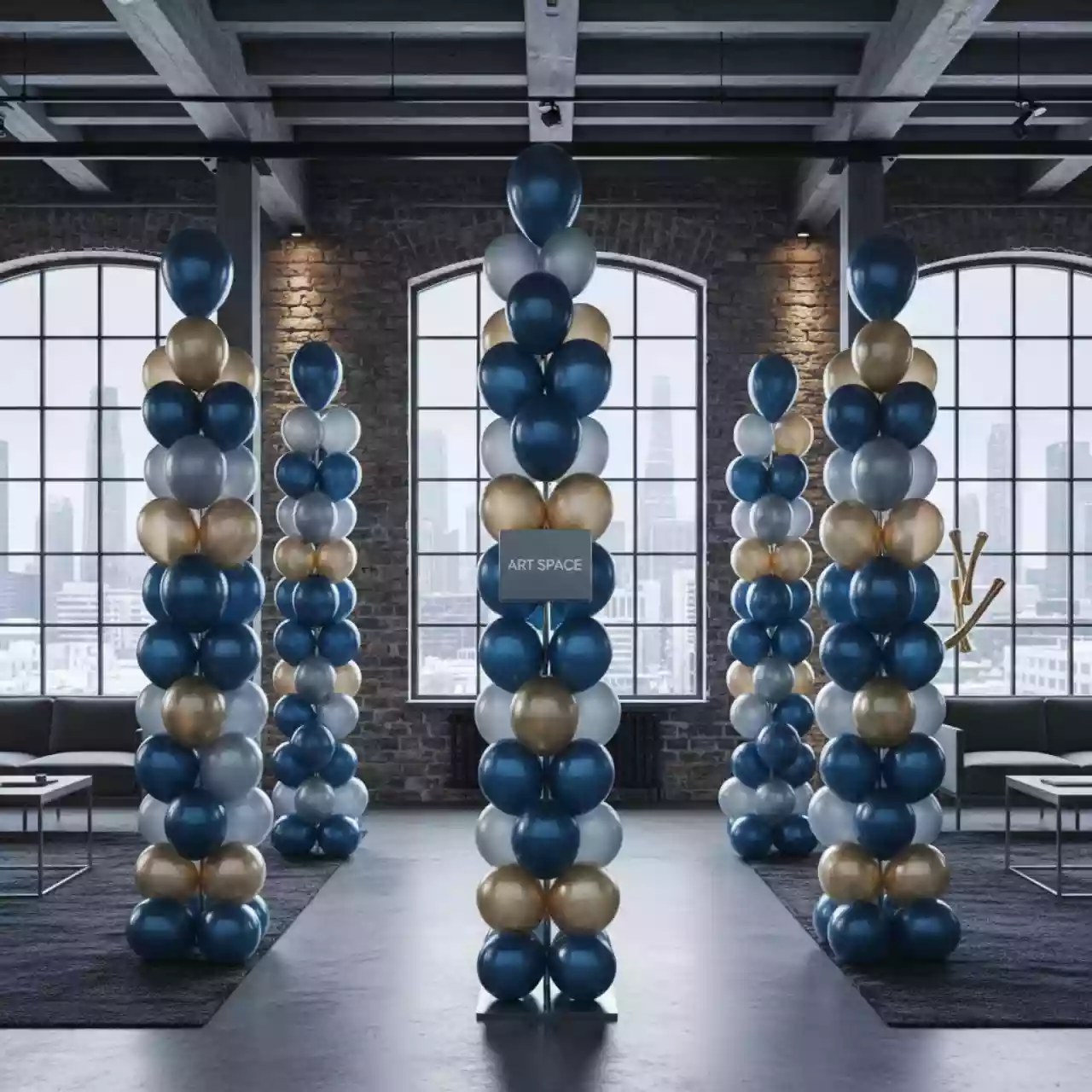 Аренда Стойки для шаров на конференцию в Alpha Sirius — ART SPACE