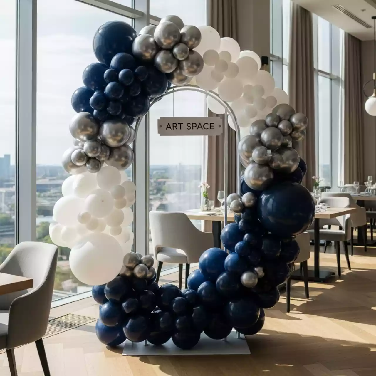 Аренда Стойки для шаров в ресторане «Баран-Рапан» — ART SPACE