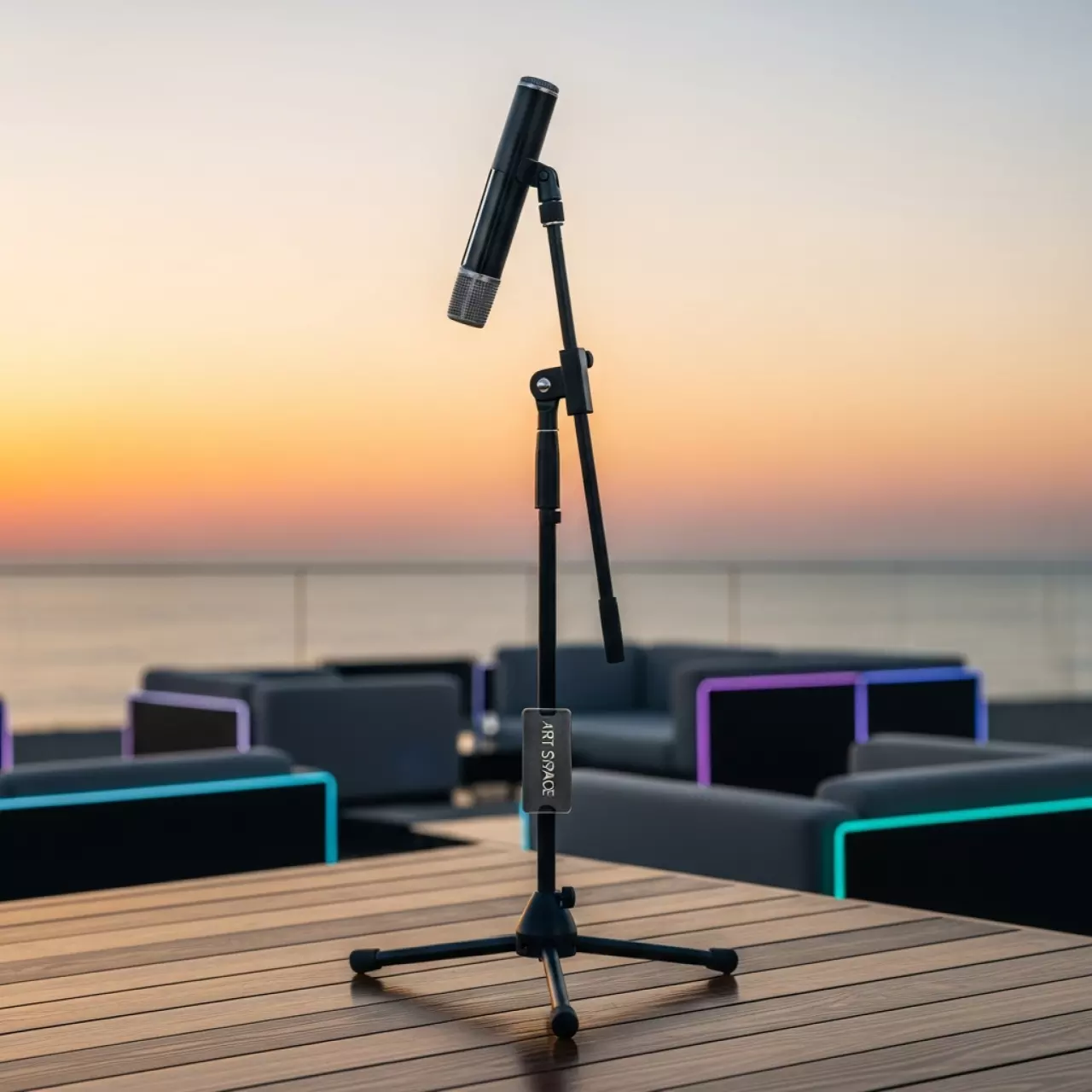 Аренда Стойки микрофонные на пляже «Ривьера» — ART SPACE